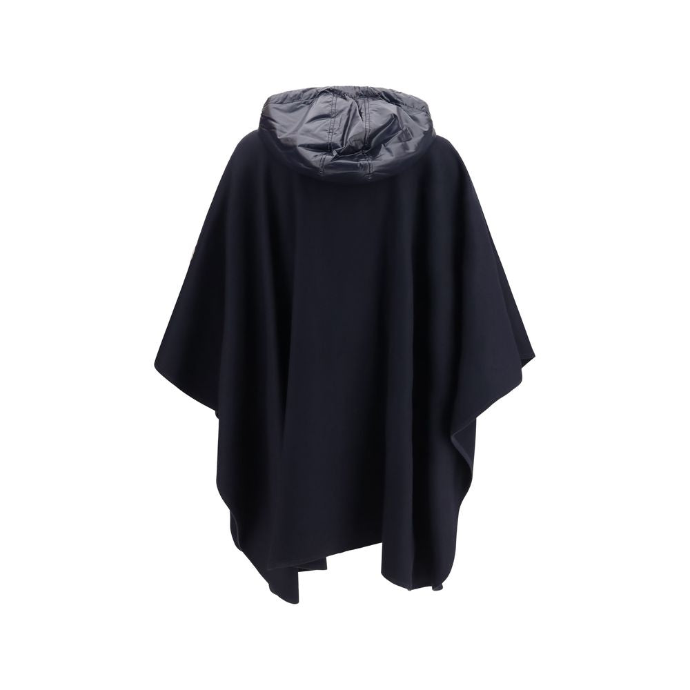 Moncler Blue Wool Oves Aries Scarf - Elevate Your Elegance