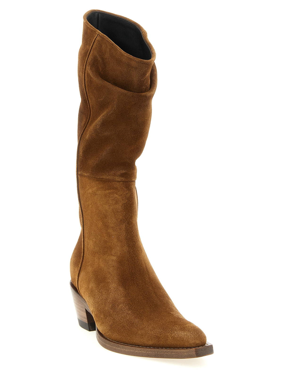 Khaite Brown Calfskin Chelsea Boots - Timeless Luxury Footwear