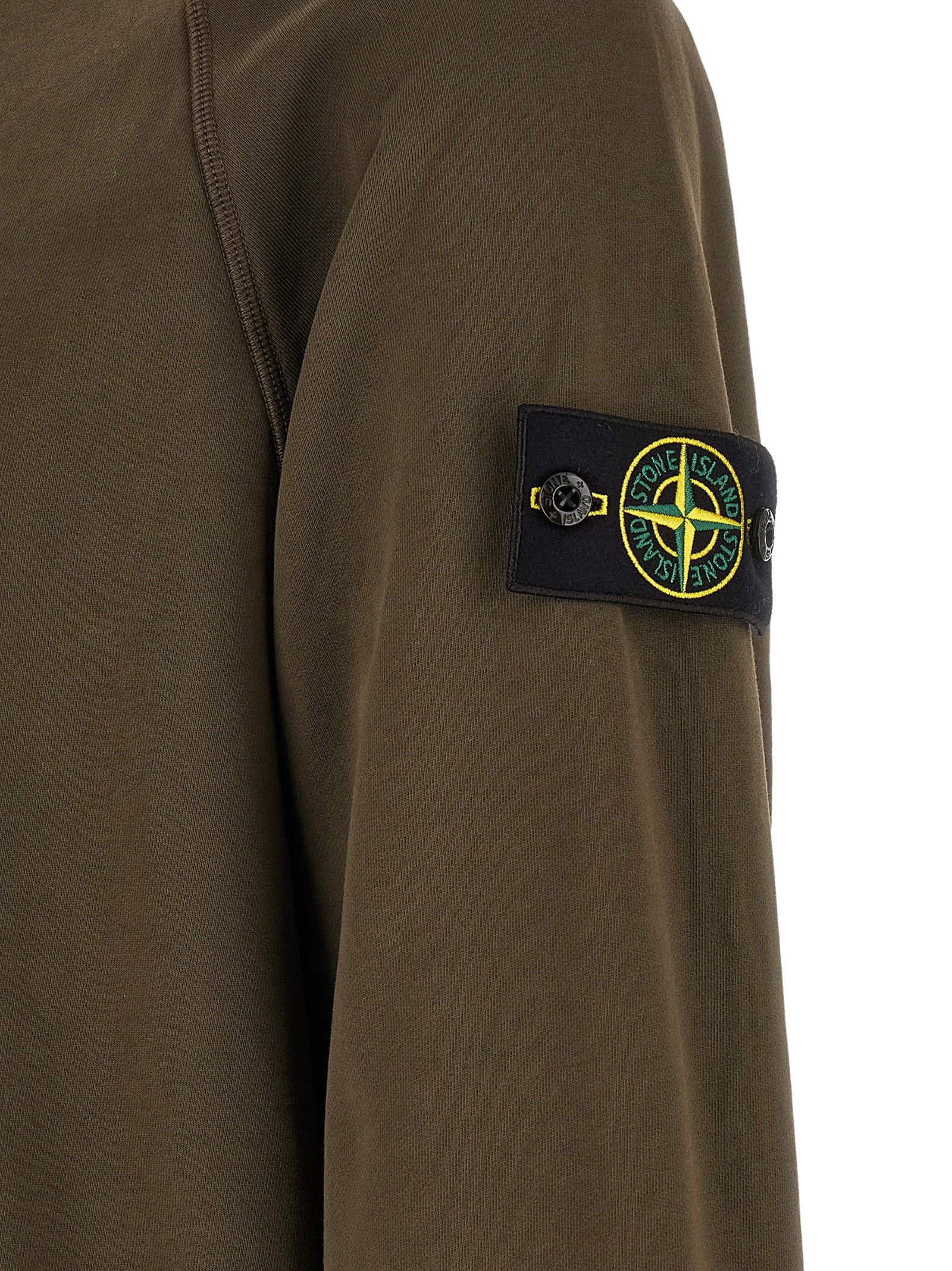 Experience the exquisite Stone Island Gray Cotton Sweatshirt, a masterpiece of craftsmanship and innovation, designed for those who embody sophistication and style.
