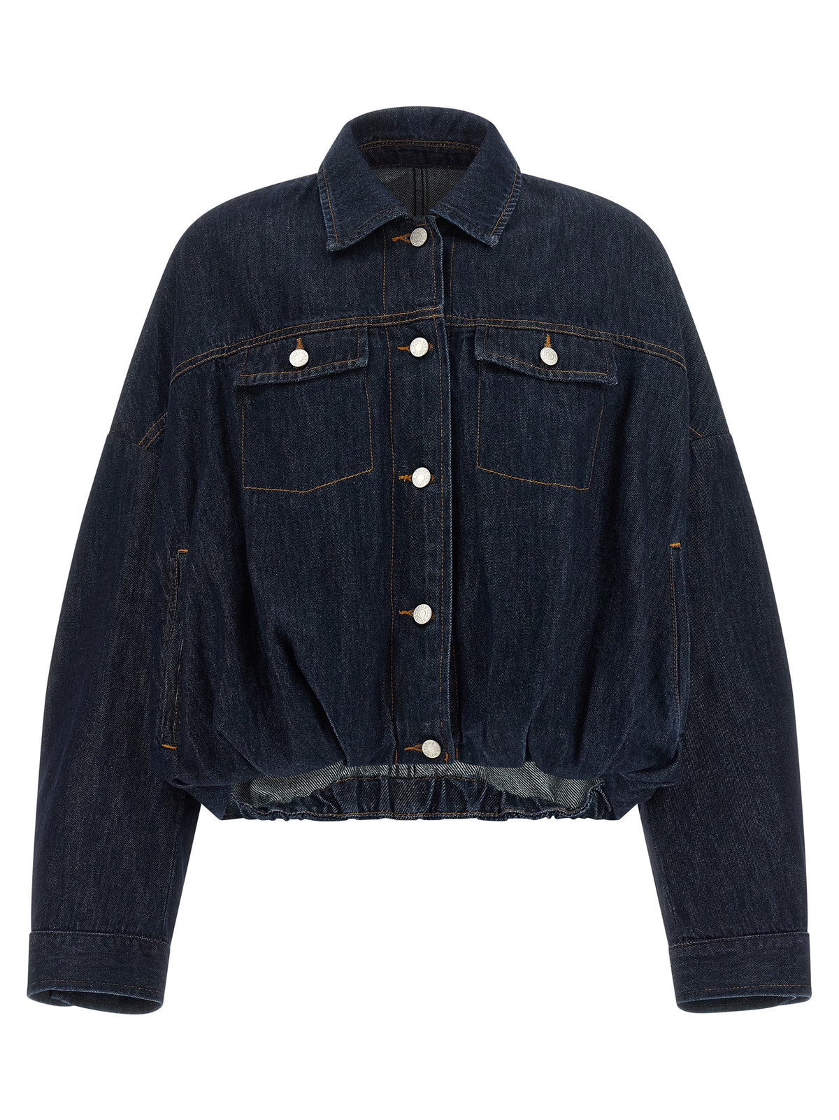 Discover the Dries Van Noten Blue Cotton Denim Jacket, a masterpiece of contemporary elegance crafted from 100% cotton, embodying luxury and individuality for the discerning wardrobe.
