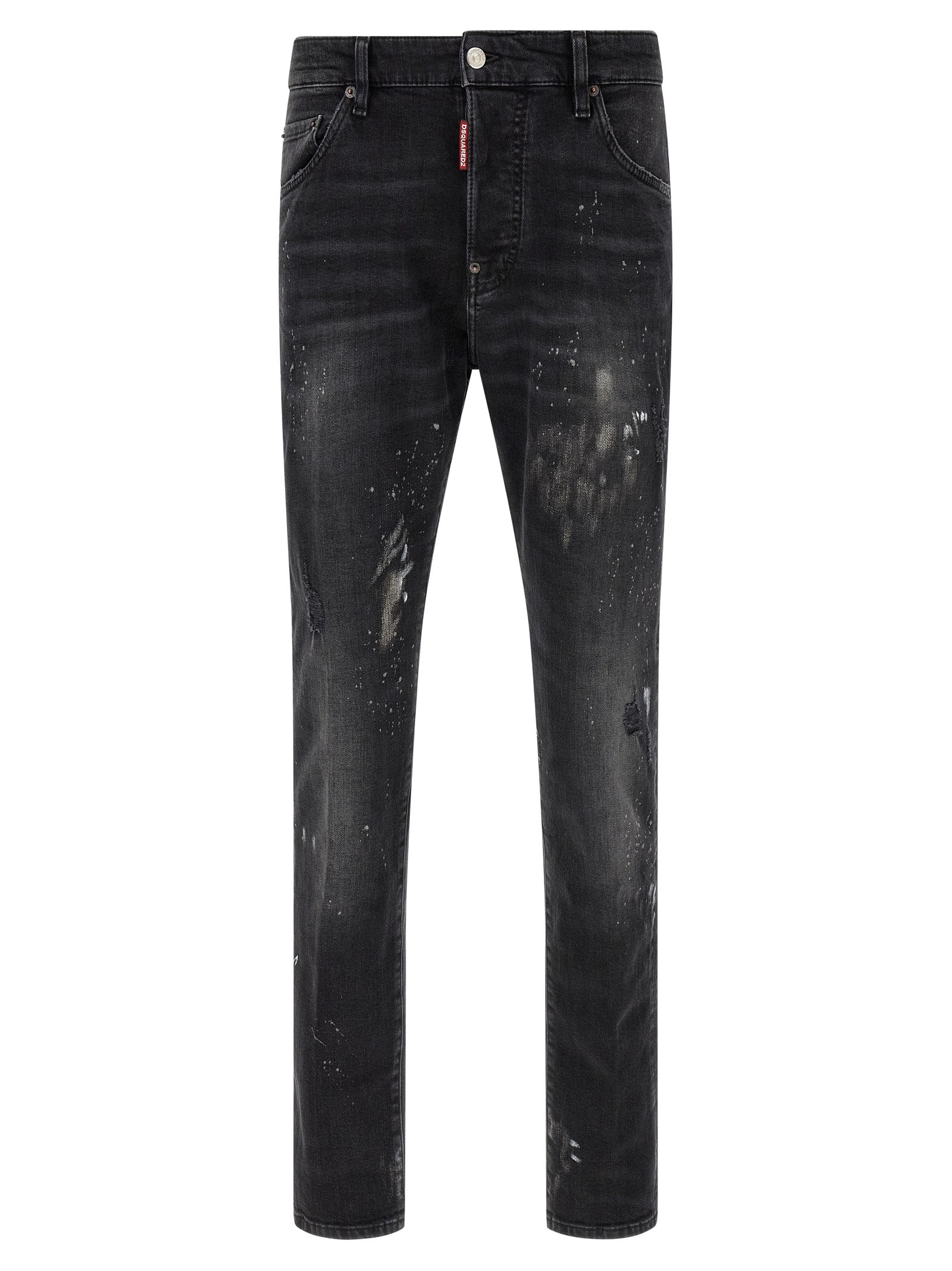 Discover the allure of DSQUARED2 Black Cotton Slim Fit Jeans, where urban sophistication meets exquisite craftsmanship, perfect for the modern connoisseur.
