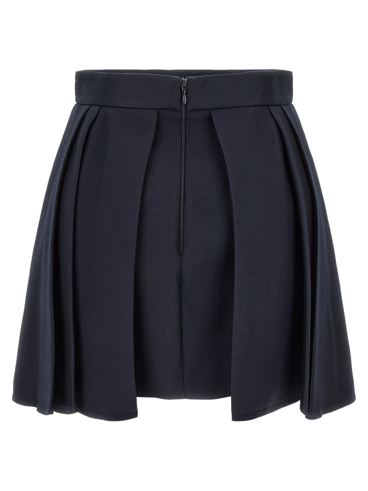 Experience the allure of the Elisabetta Franchi Blue Virgin Wool Long Skirt, a masterpiece of Italian craftsmanship that embodies sophistication and timeless elegance.