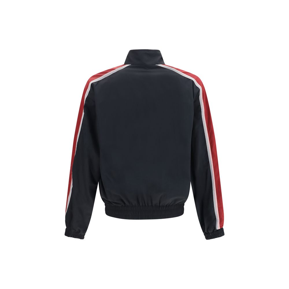 Versace Black Polyamide Bomber - Elevate Your Luxe Wardrobe