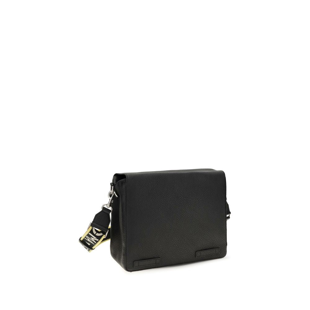 Fendi Black Calf Leather Bos Taurus Shoulder Bag - Luxury Redefined