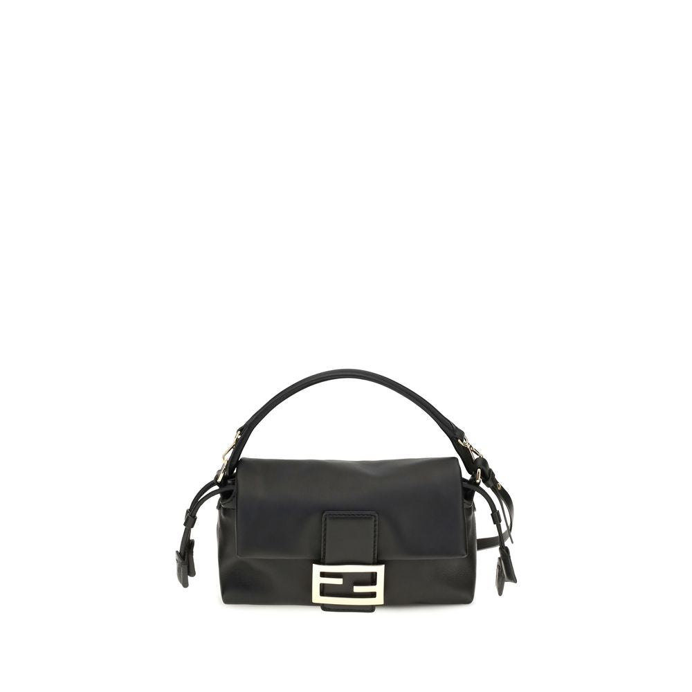 Indulge in the Fendi Black Lamb Ovis Aries Aries Shoulder Bag, a masterpiece of nappa leather craftsmanship from the AW26 collection, embodying timeless elegance and modern sophistication.