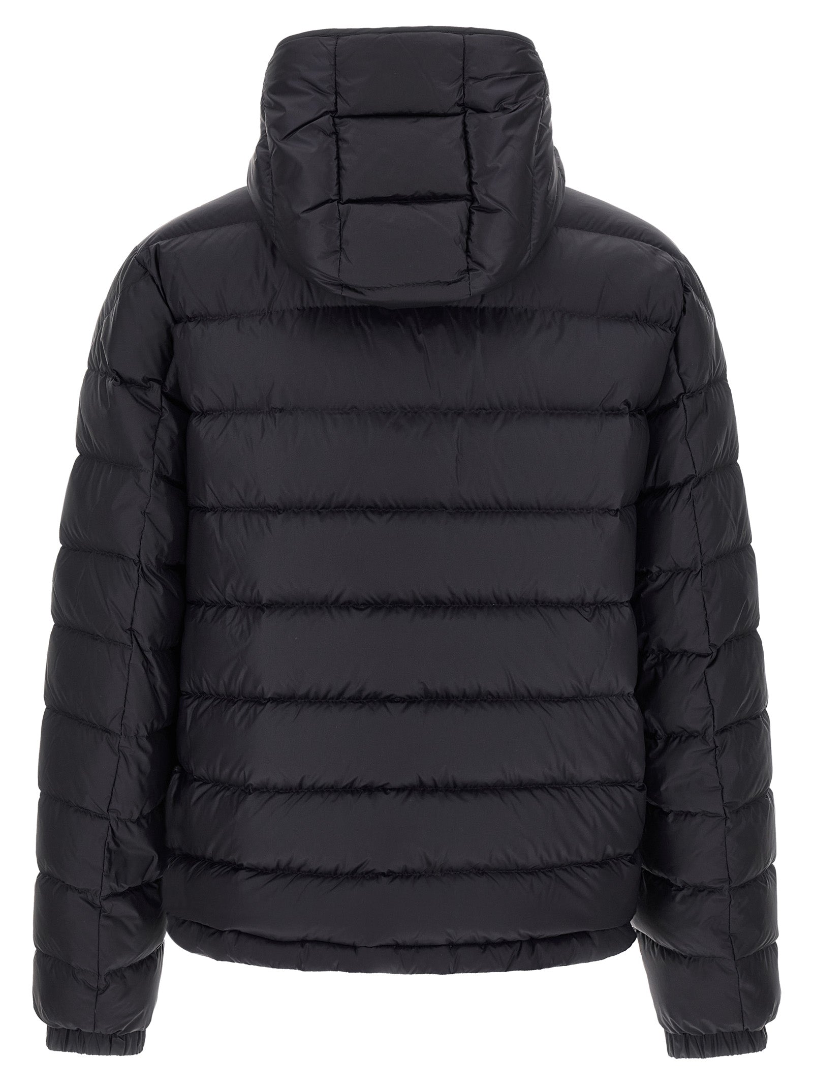 Moncler Blue Polyamide Full-Length Jacket - Elevate Winter Elegance