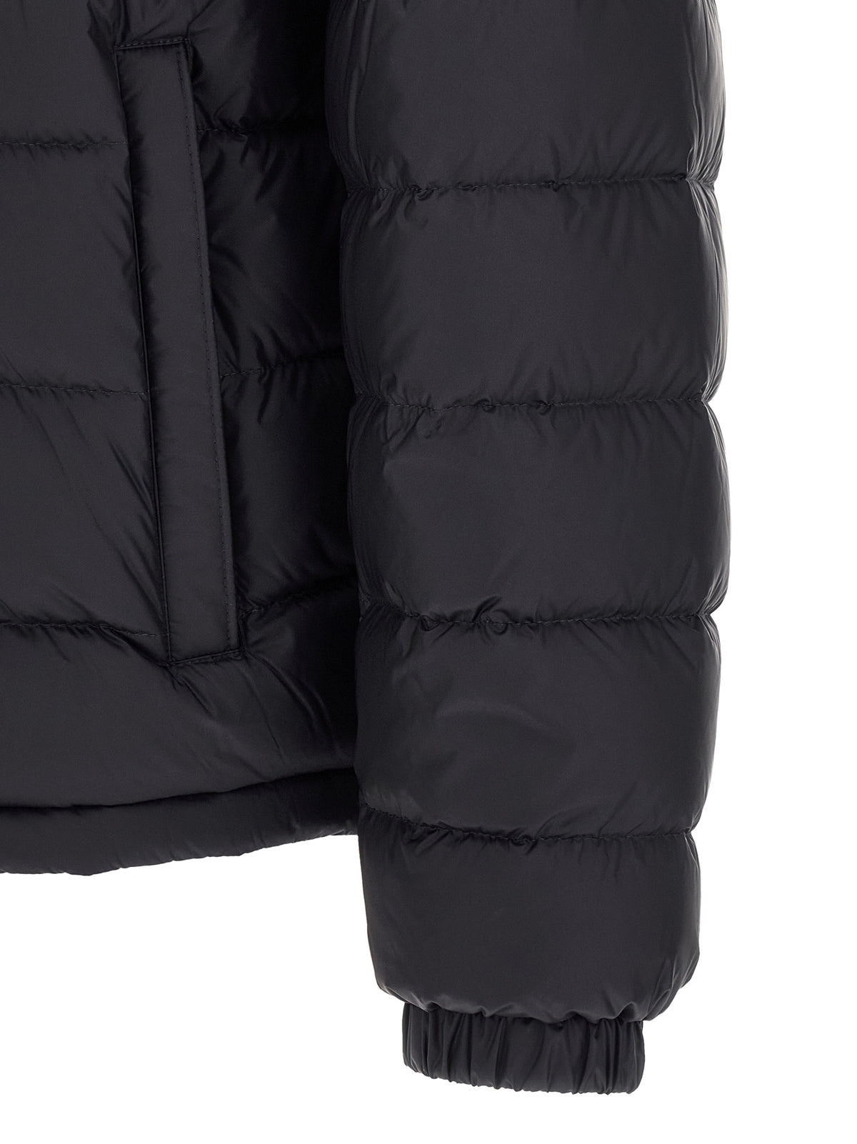 Moncler Blue Polyamide Full-Length Jacket - Elevate Winter Elegance