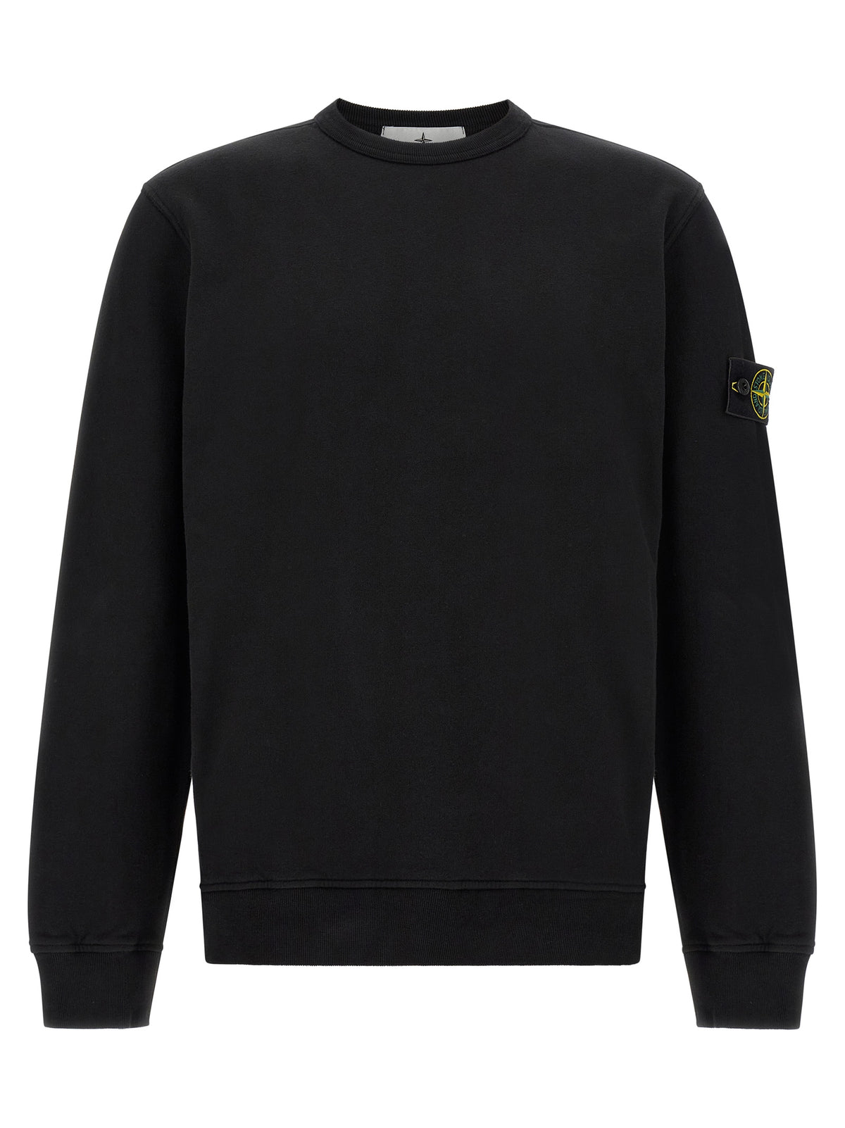 Stone Island Black Cotton Sweatshirt - Timeless Luxury Essential
