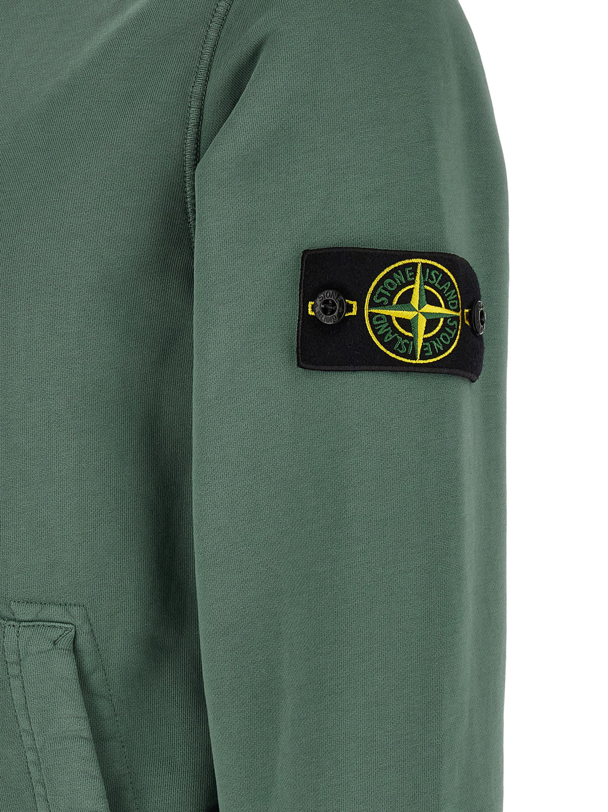 Experience the Stone Island Bicolor Cotton Sweatshirt, a luxurious blend of organic cotton and sophistication, perfect for those who embody elegance and style.