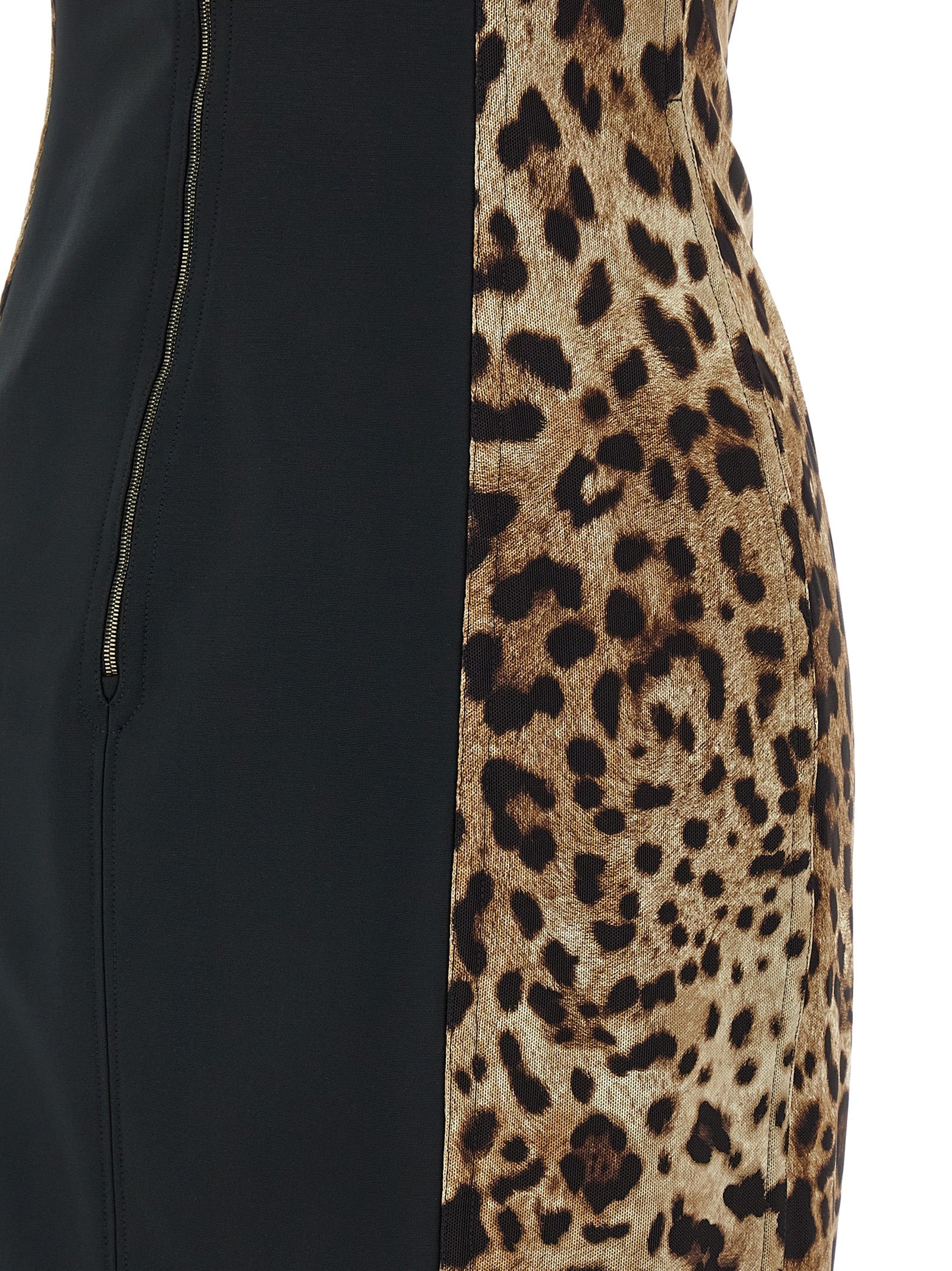 Indulge in the exquisite Dolce & Gabbana Brown Polyamide Midi Dress, where luxurious craftsmanship meets sensual allure, perfect for any upscale affair.