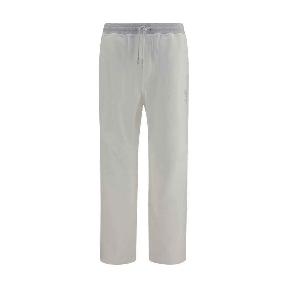 Brunello Cucinelli White Cotton Casual Pants - Luxury Redefined