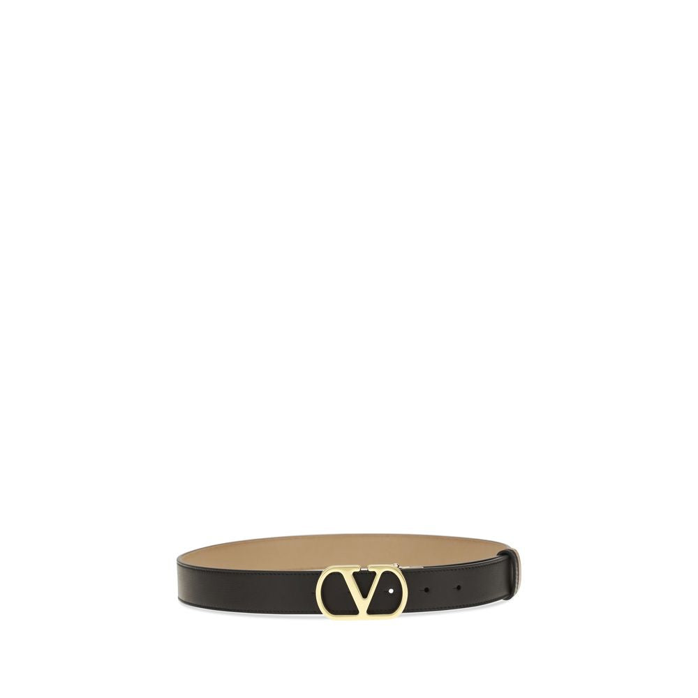 Valentino Garavani VLogo Signature Reversible Calf Leather Belt