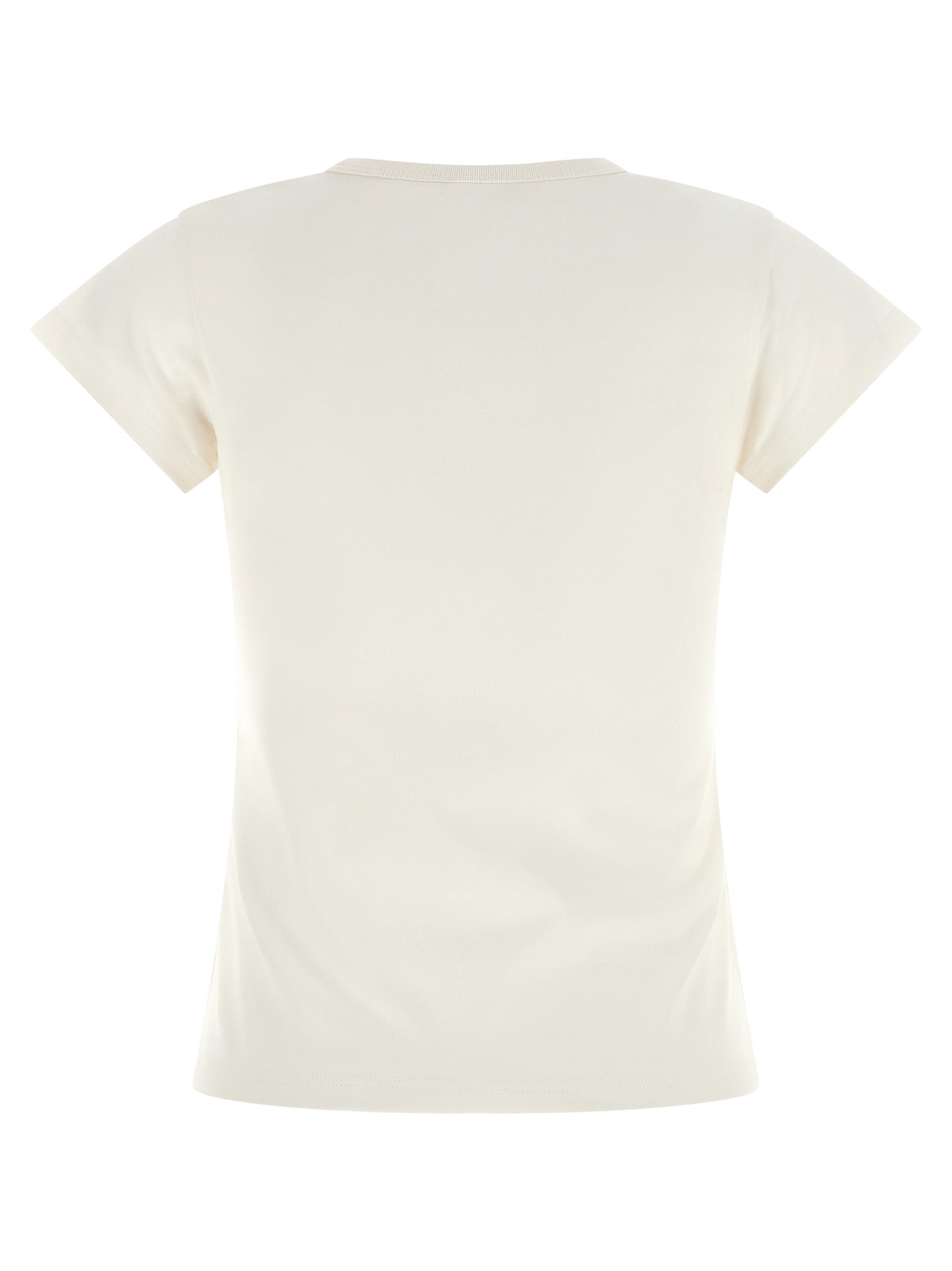 Moncler White Cotton T-Shirt - Timeless Luxury for Every Occasion