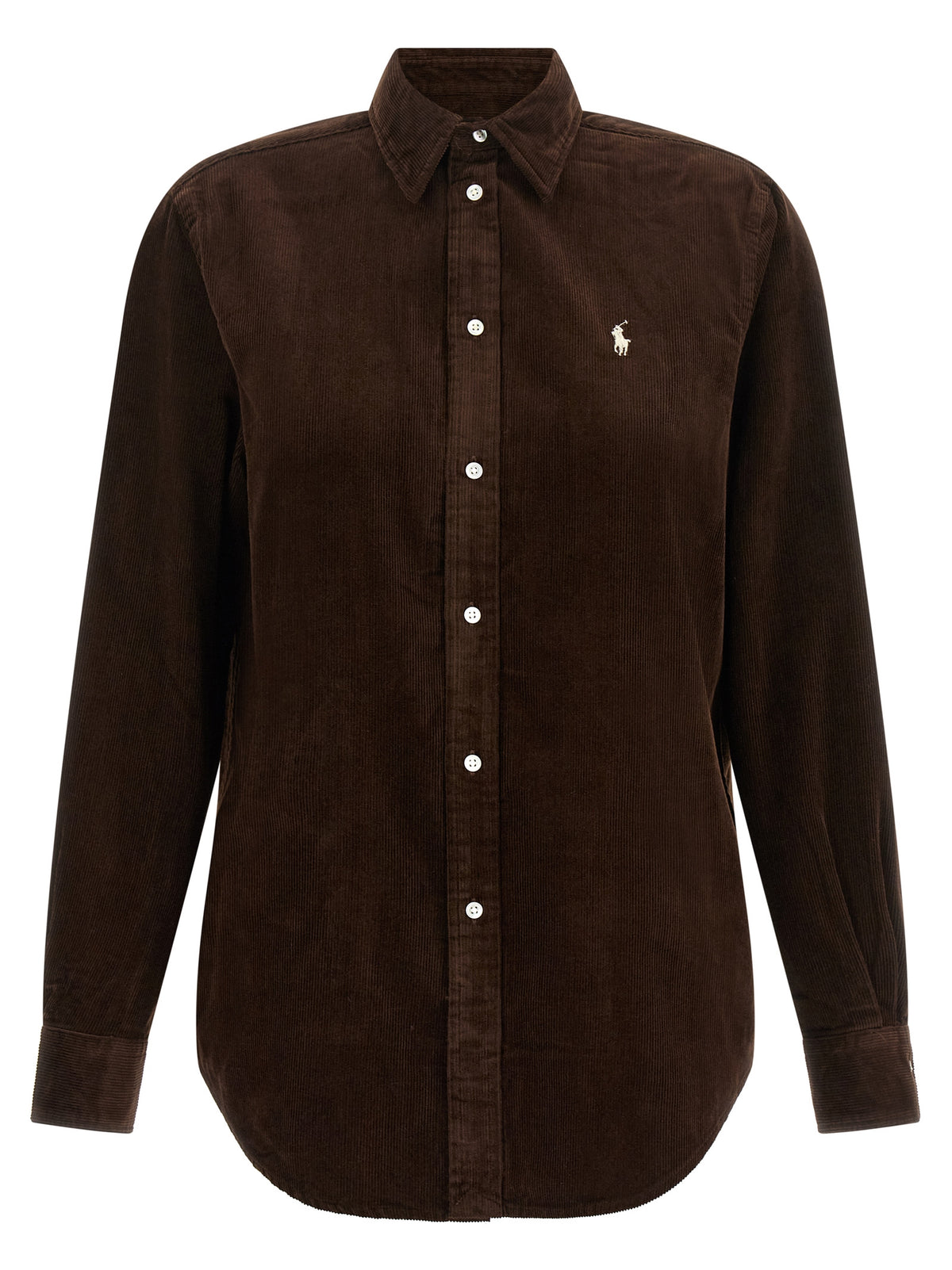 Polo Ralph Lauren Brown Cotton Blouse - Timeless Luxury Elegance