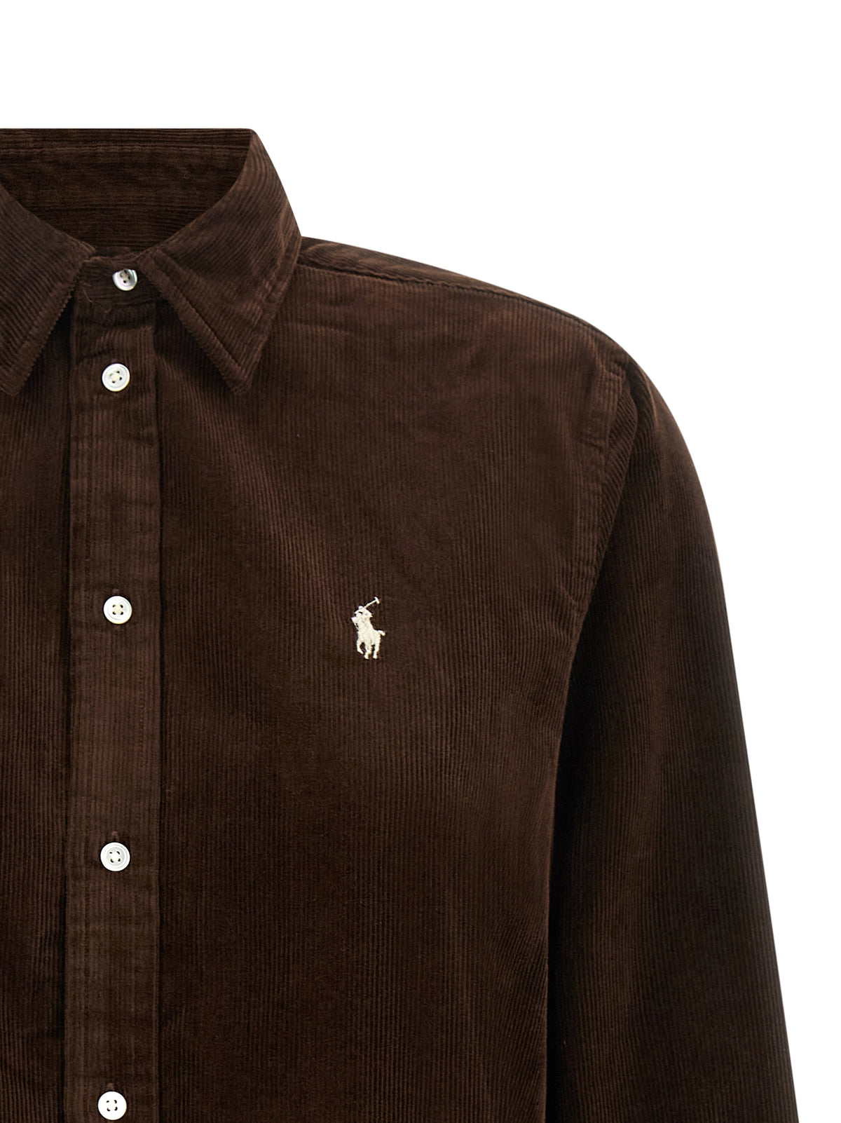 Polo Ralph Lauren Brown Cotton Blouse - Timeless Luxury Elegance