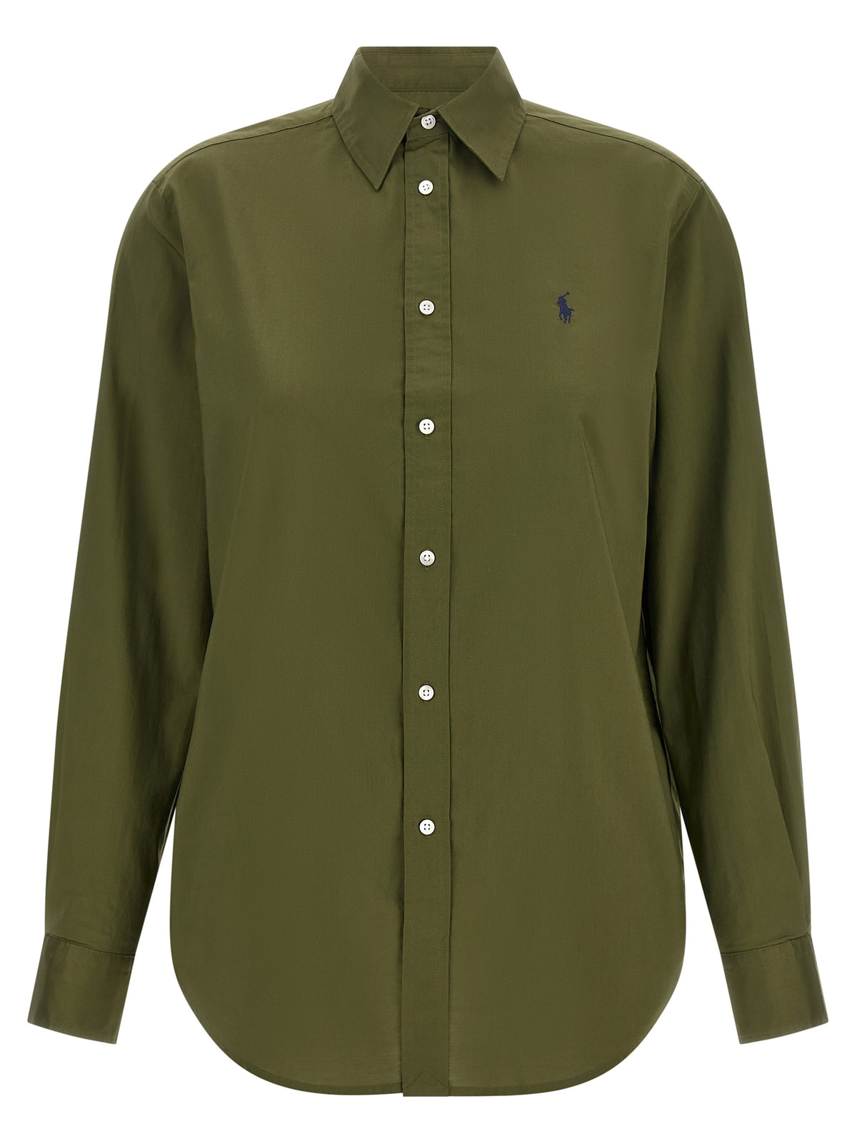 Polo Ralph Lauren Bicolor Cotton Blouse - Timeless Luxury Elegance