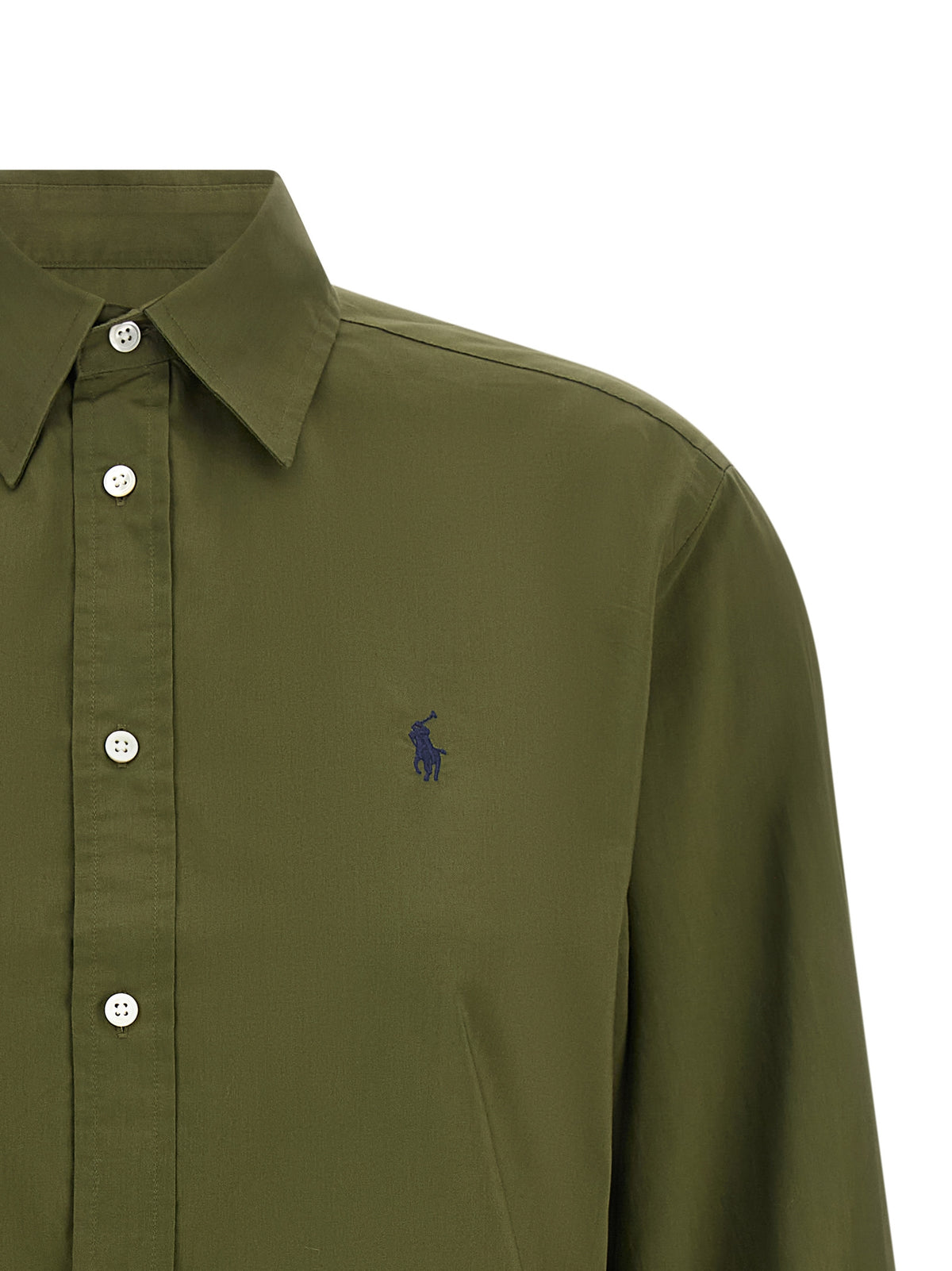 Polo Ralph Lauren Bicolor Cotton Blouse - Timeless Luxury Elegance