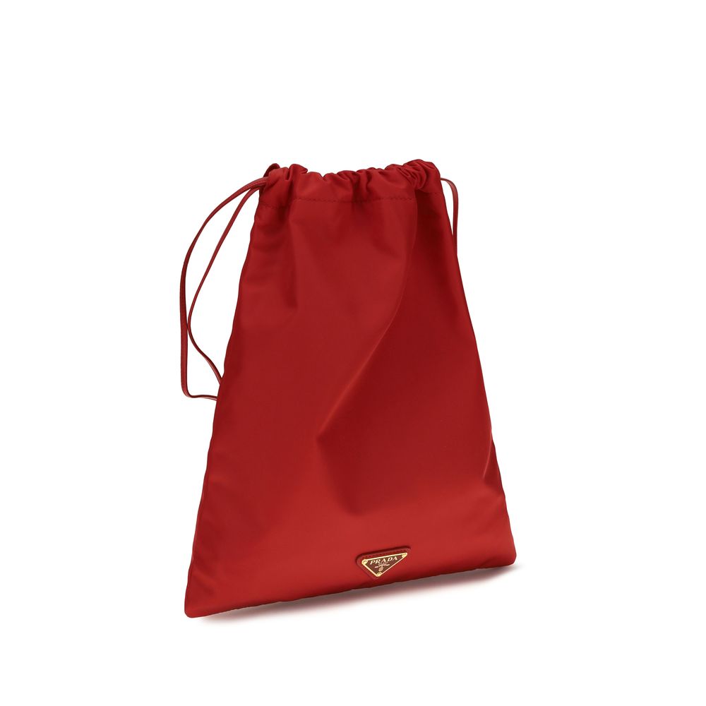 Prada Multicolor Polyamide Clutch Bag - AW26 Sustainable Luxury