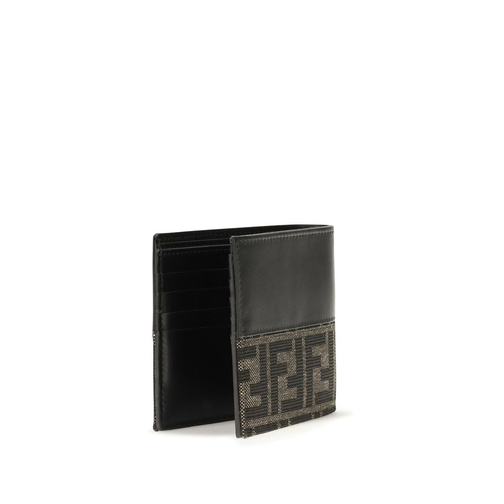 Fendi Brown Calf Leather Bos Taurus Wallet - Timeless Luxury