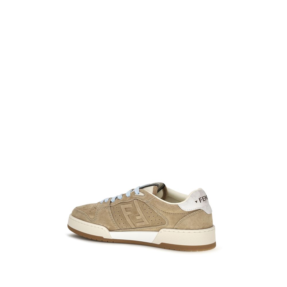 Step into the realm of luxury with Fendi Beige Rubber Sneakers, where exquisite suede meets innovative design, embodying timeless elegance for the discerning individual.