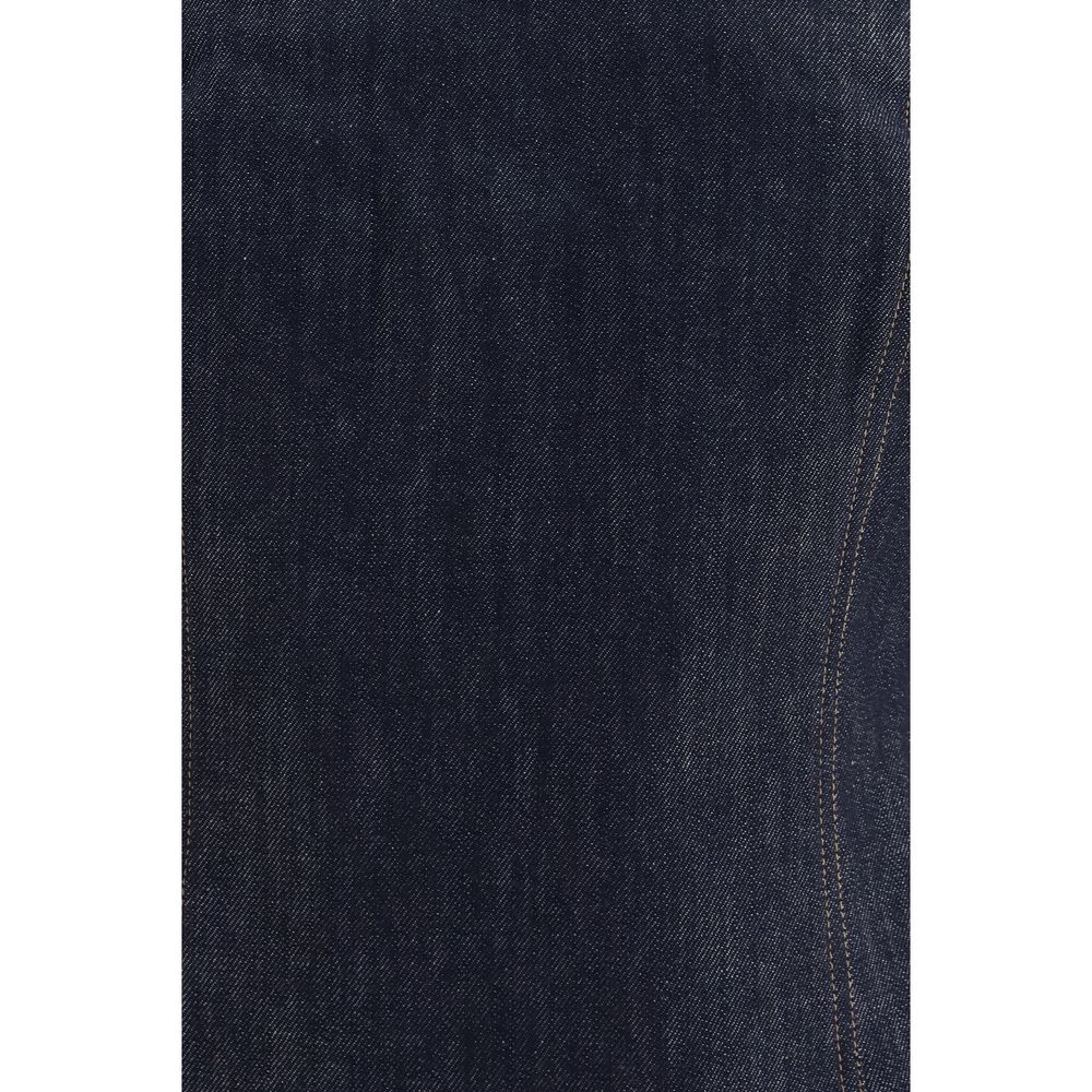 Brunello Cucinelli Blue Cotton Bodysuit - Timeless Elegance Redefined