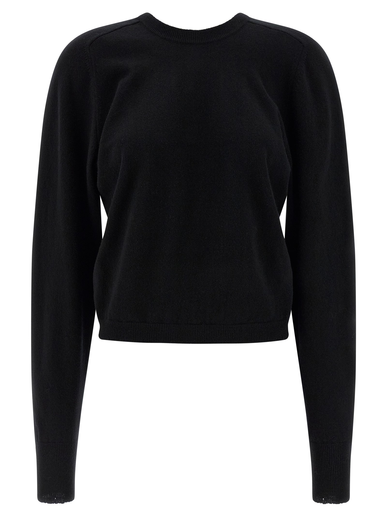 Maison Margiela Black Virgin Wool Cardigan - Timeless Luxury