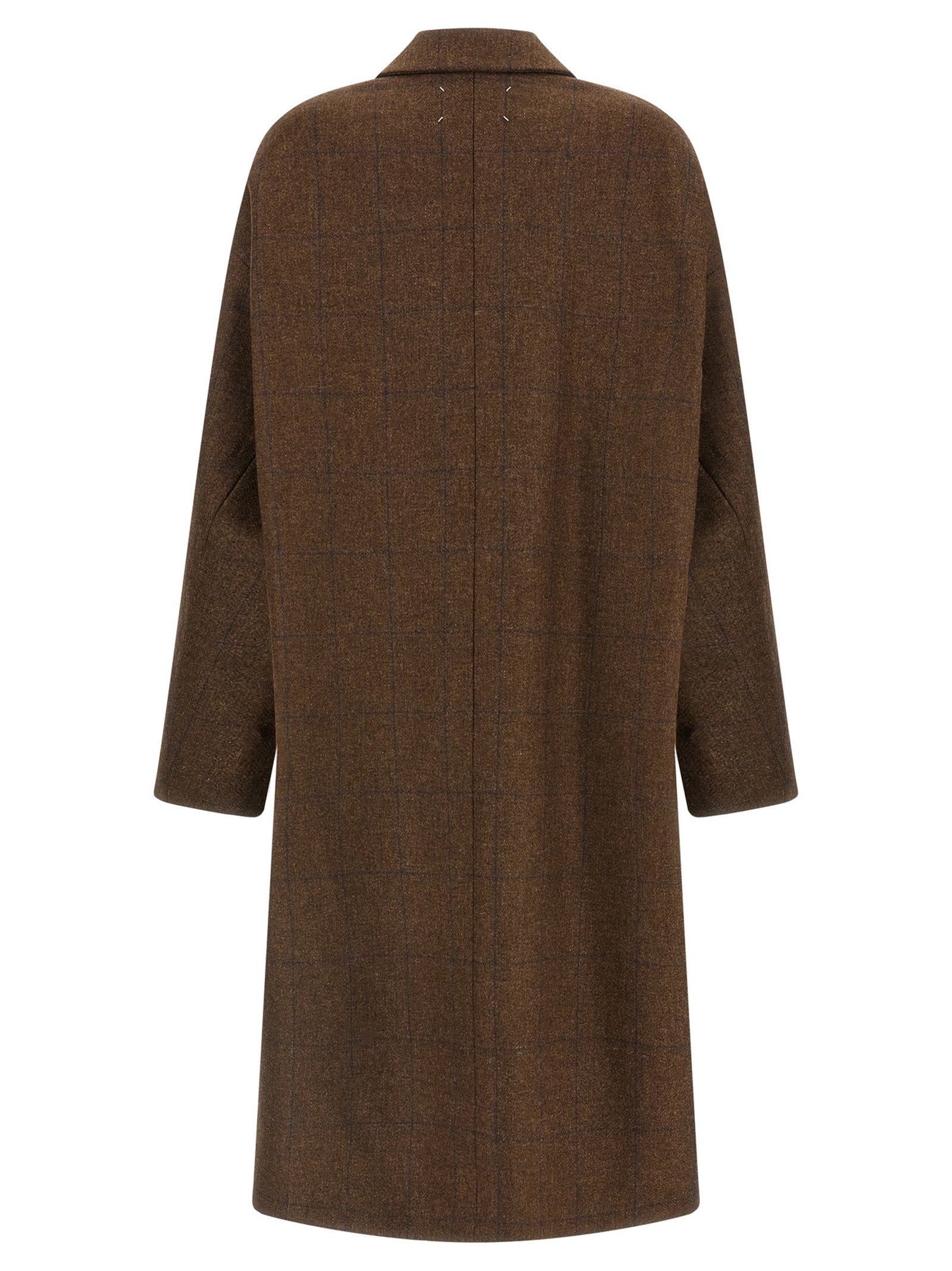 Maison Margiela Brown Wool Coat - Timeless Luxury Redefined