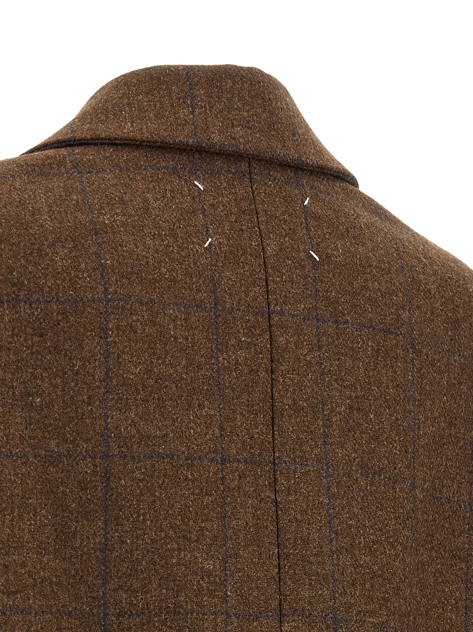 Maison Margiela Brown Wool Cocooning Coat - Timeless Luxury