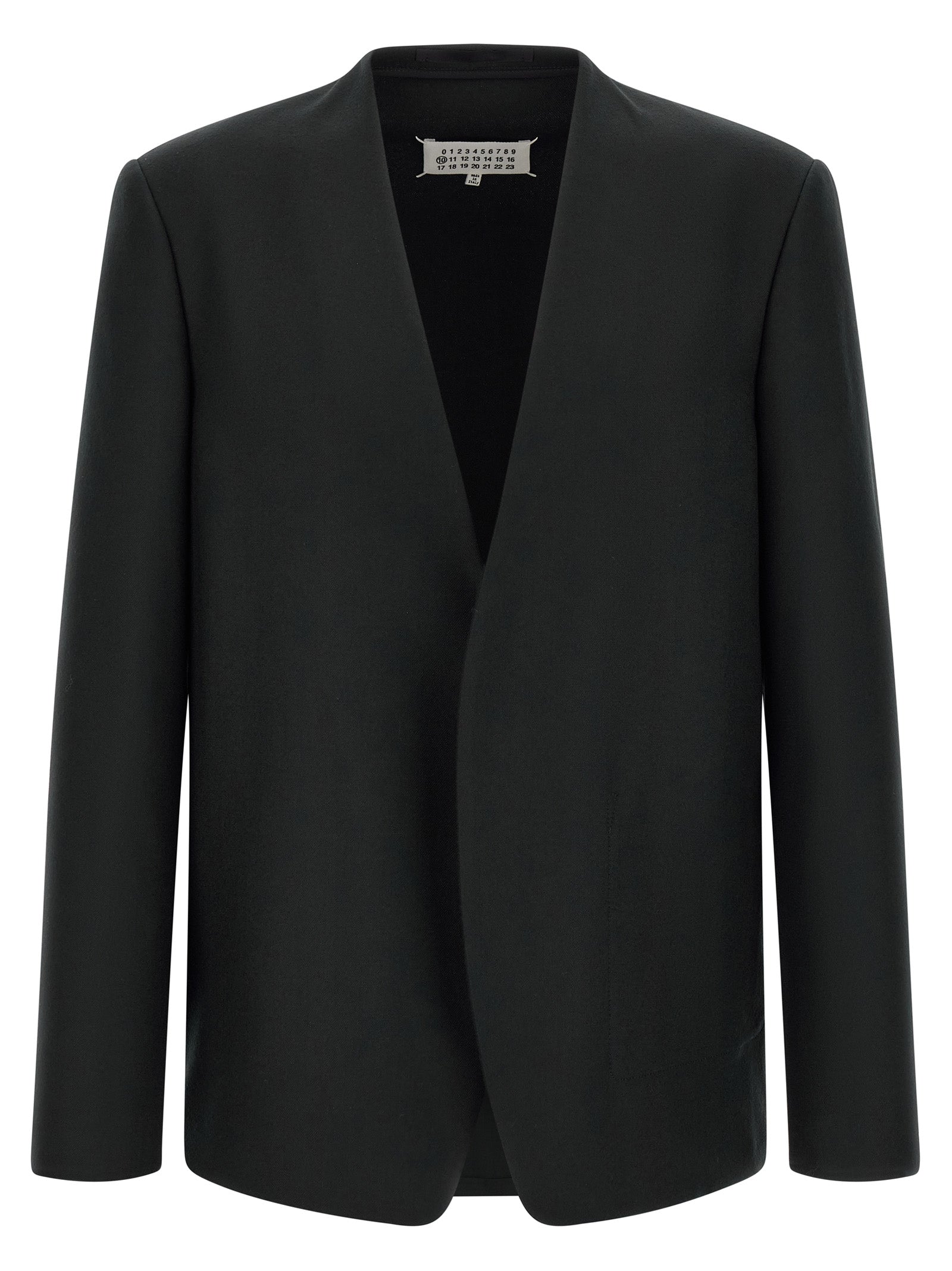 Maison Margiela Black Virgin Wool Blazer - Timeless Luxury
