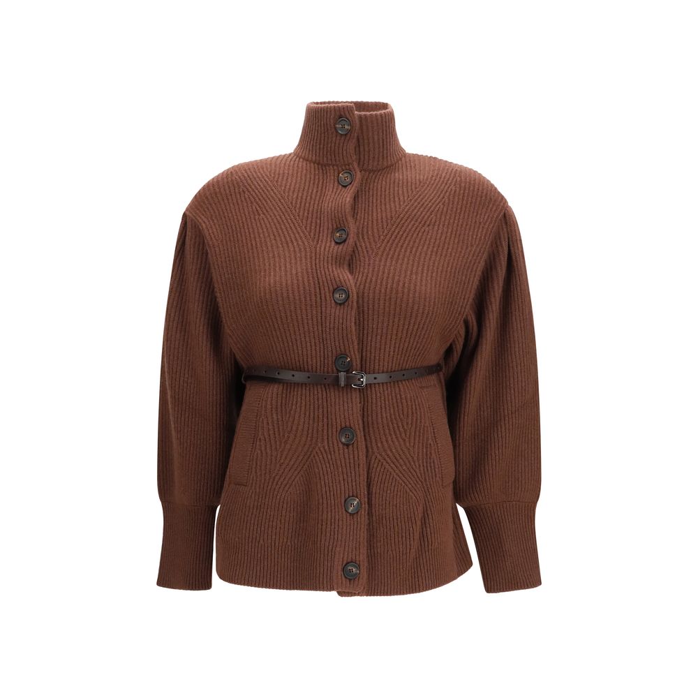 Brunello Cucinelli Brown Wool Oves Aries Cardigan - Timeless Luxury