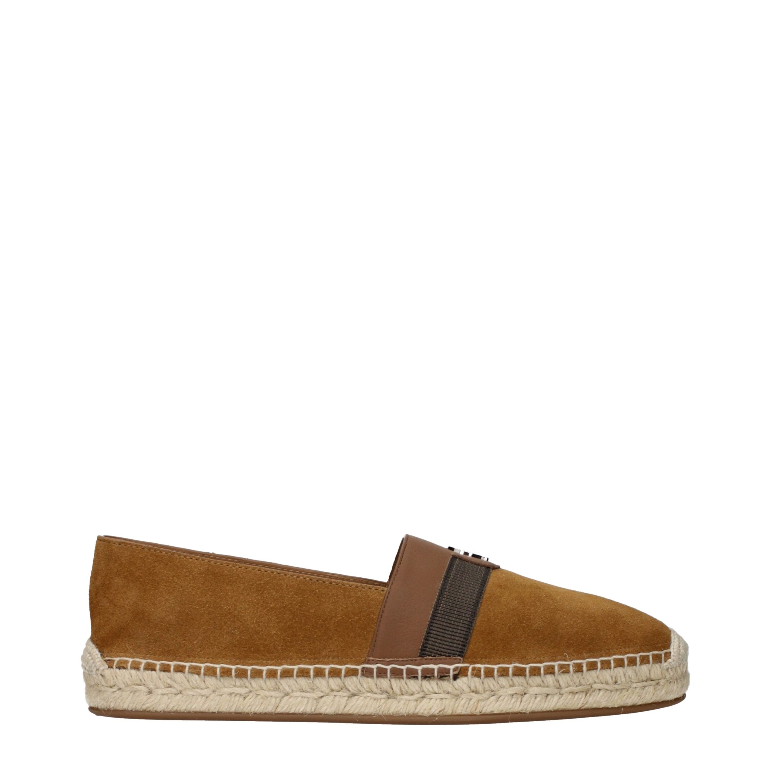 Christian Louboutin Brown Leather Espadrilles - Timeless Luxury Footwear