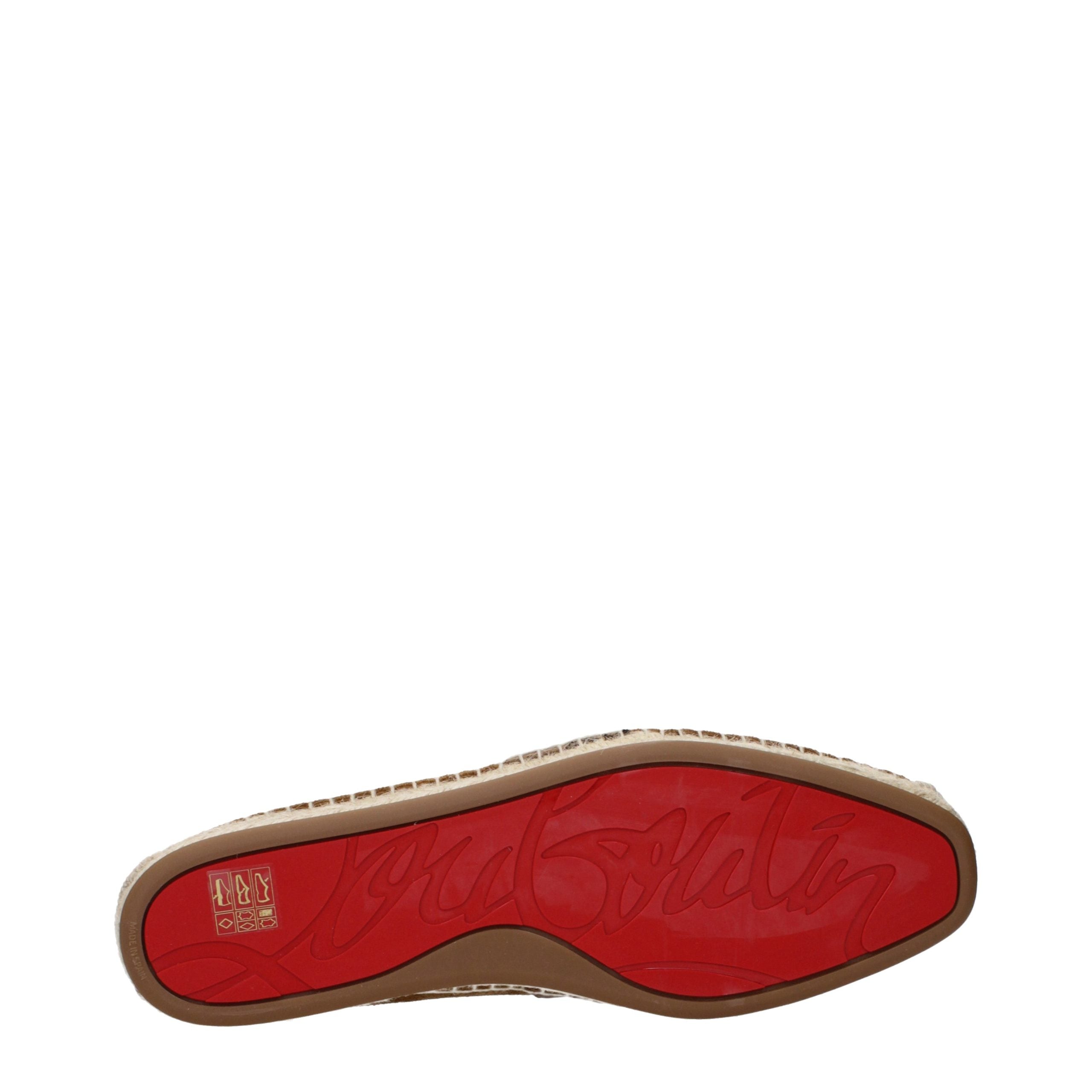 Discover the exquisite Christian Louboutin Brown Leather Espadrilles, where sumptuous suede meets timeless elegance, perfect for elevating any sophisticated ensemble.