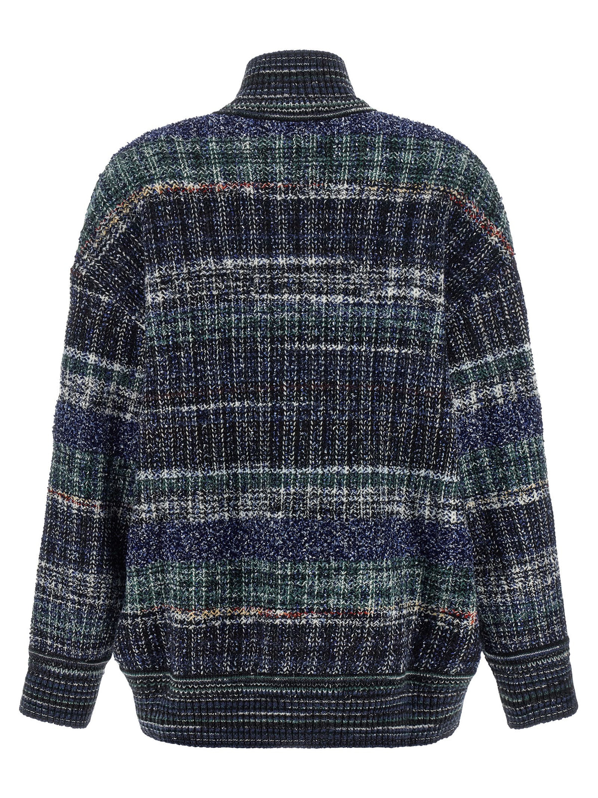 Missoni Blue Wool Cardigan - Timeless Luxury Knitwear Elegance