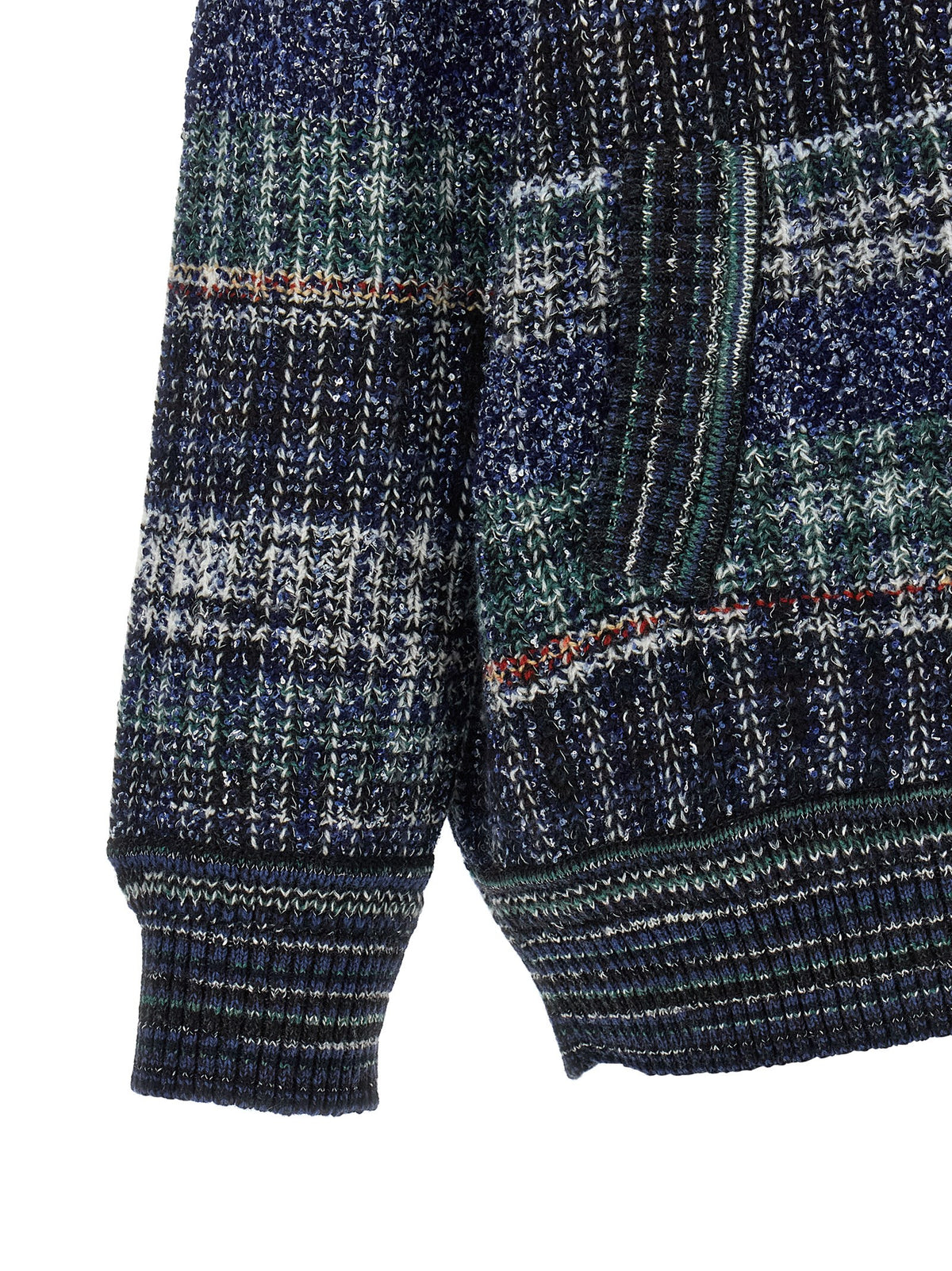 Missoni Blue Wool Cardigan - Timeless Luxury Knitwear Elegance