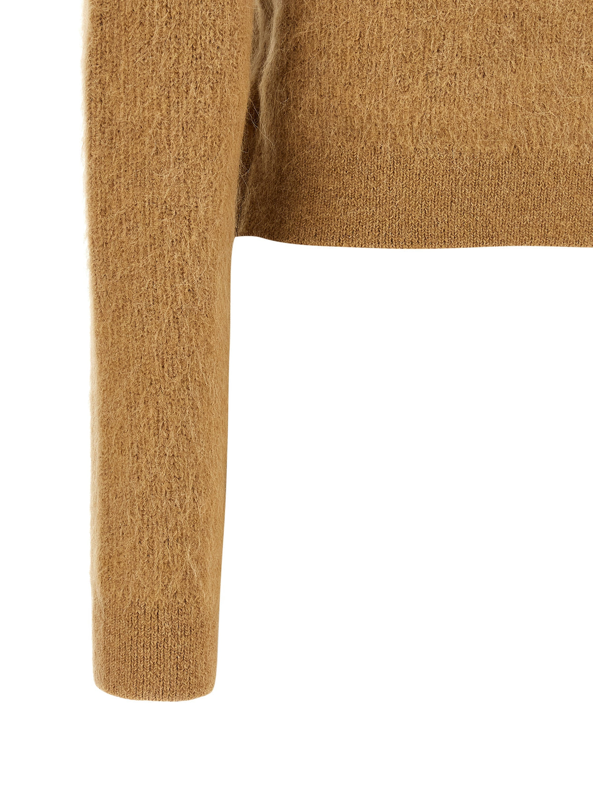Self-Portrait Brown Polyester Cardigan – Luxurious Elegance Awaits