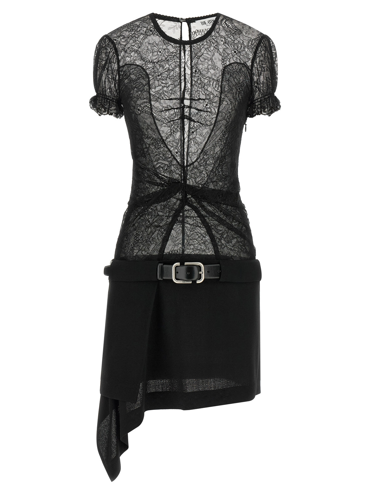 The Attico Black Polyamide Short Dress - Exquisite Luxury Fashion