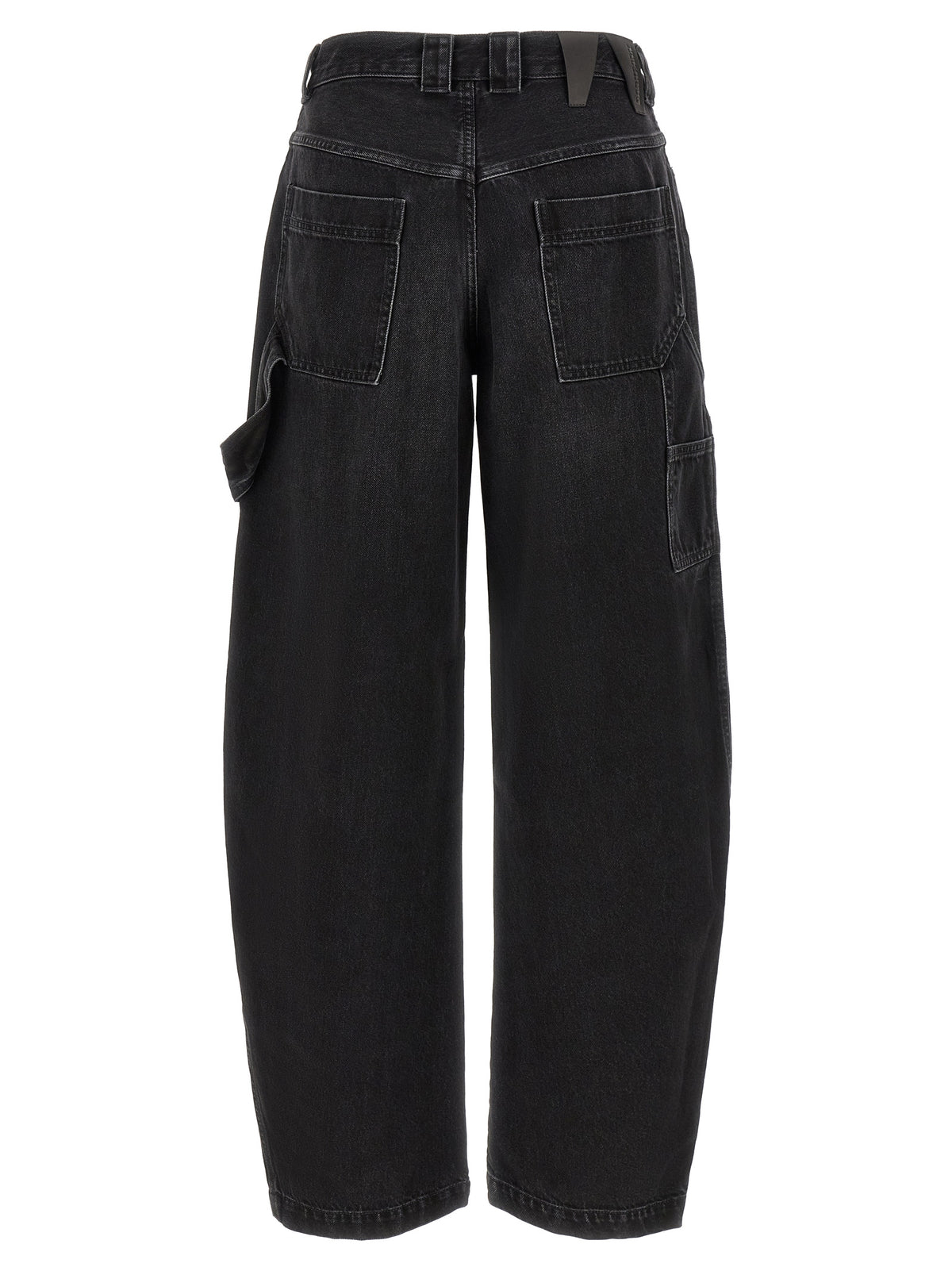 Discover the Darkpark Black Cotton Relaxed Fit Jeans, where sculptural volume meets contemporary utility, perfect for those who embrace bold, luxurious style.