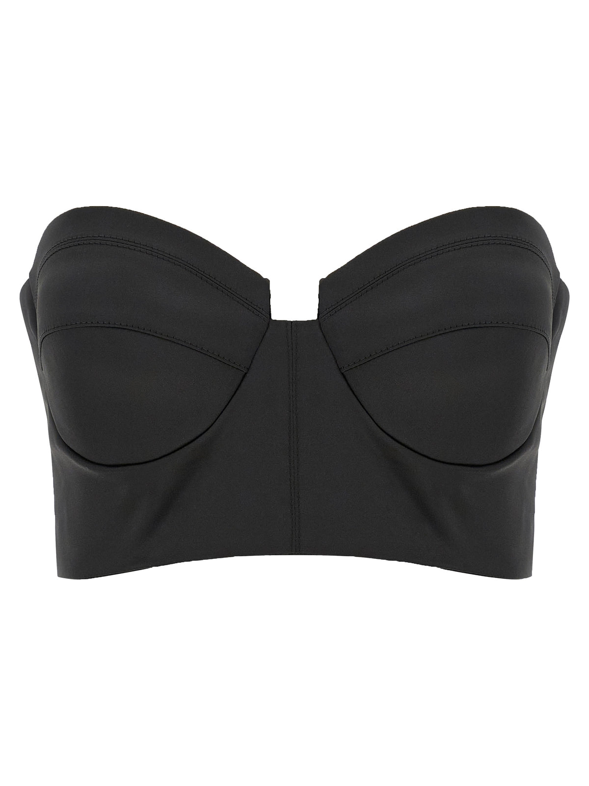 Elevate your elegance with the Elisabetta Franchi Black Polyester Tank Top, a luxurious blend of sophistication and allure, perfect for the discerning individual.