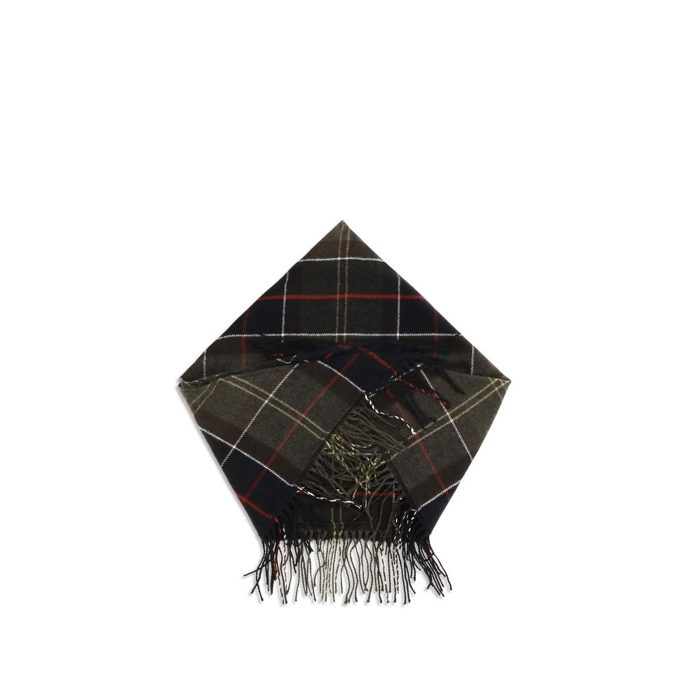 Barbour Bicolor Wool Oves Aries Scarf - Timeless Luxury Accessory