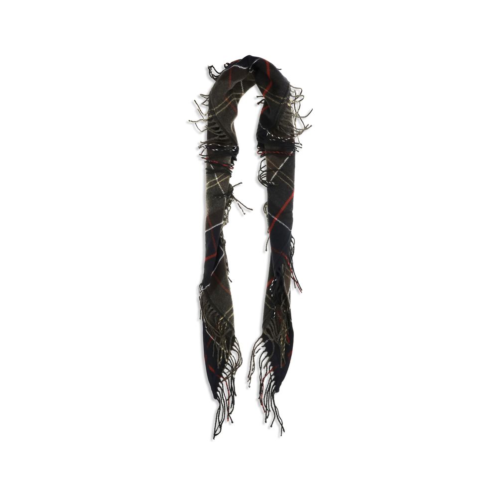 Barbour Bicolor Wool Oves Aries Scarf - Timeless Luxury Accessory