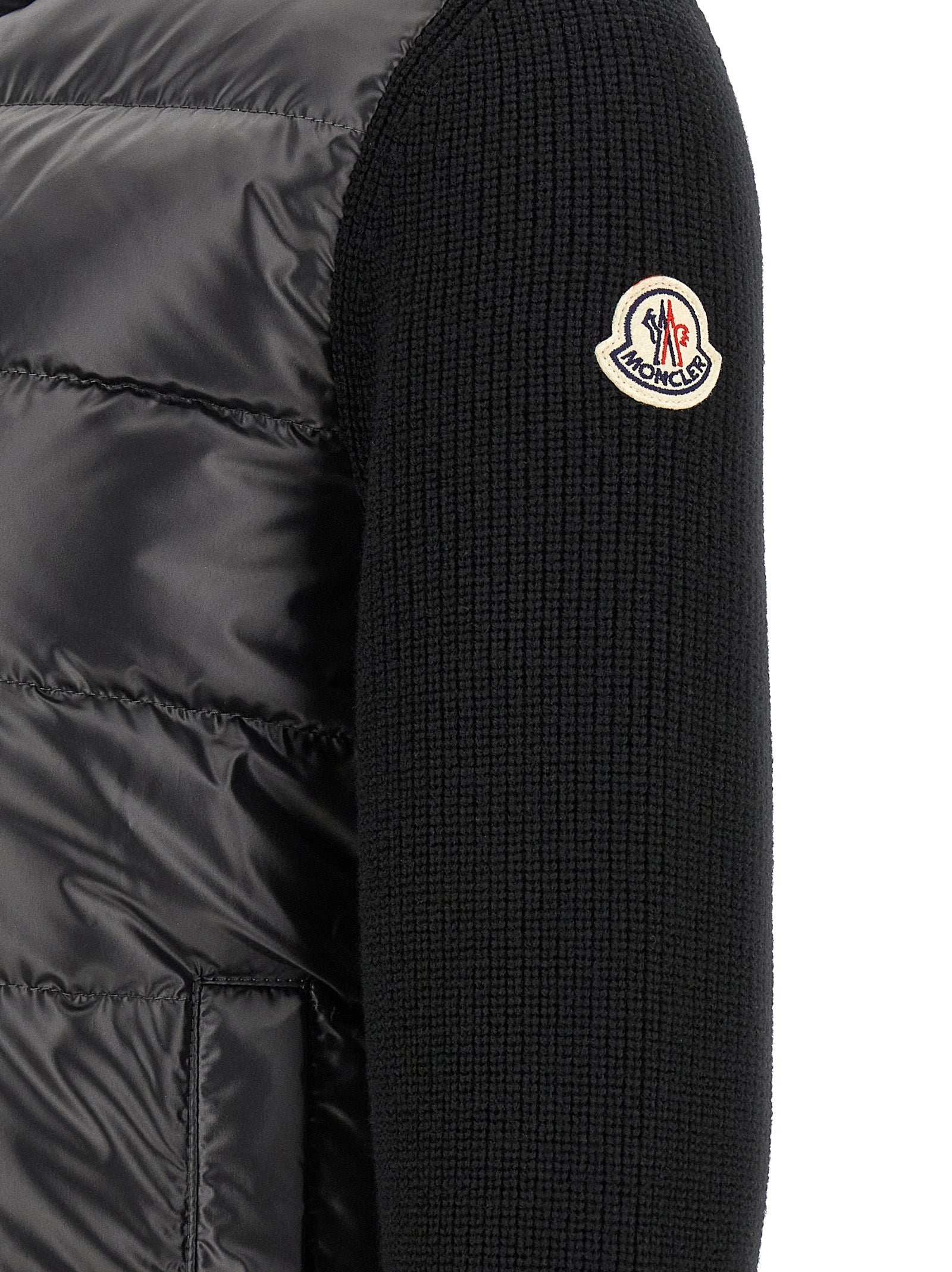 Moncler Black Polyester Cardigan - Exquisite Luxury Knitwear