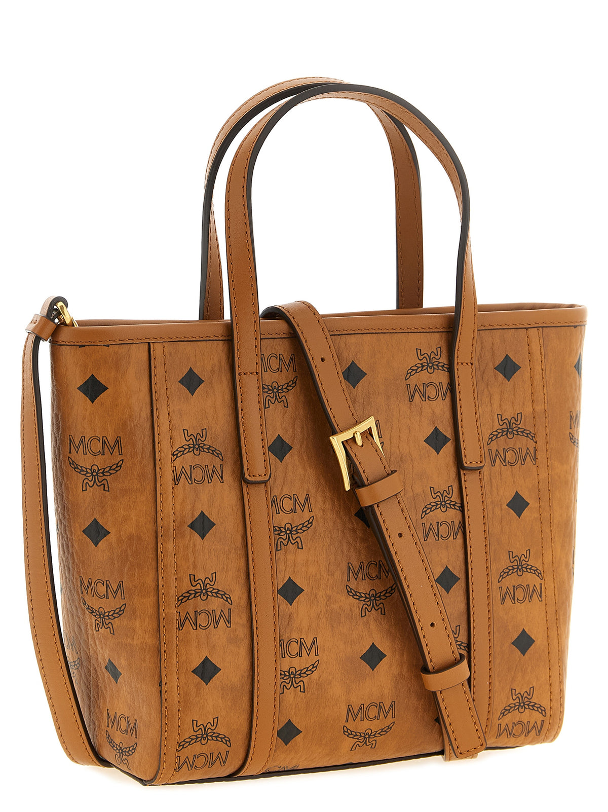 MCM Brown Polyethylene Tote Bag - Exquisite Luxury Accessory