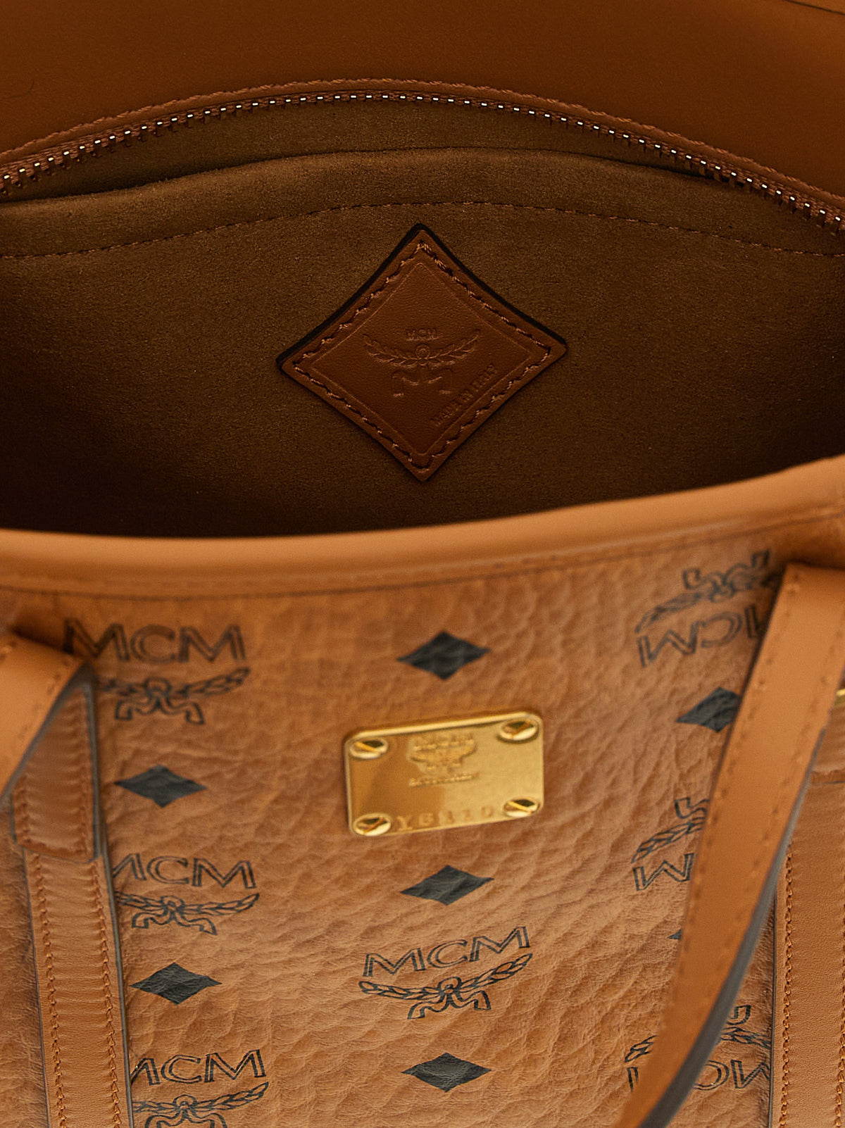 MCM Brown Polyethylene Tote Bag - Exquisite Luxury Accessory