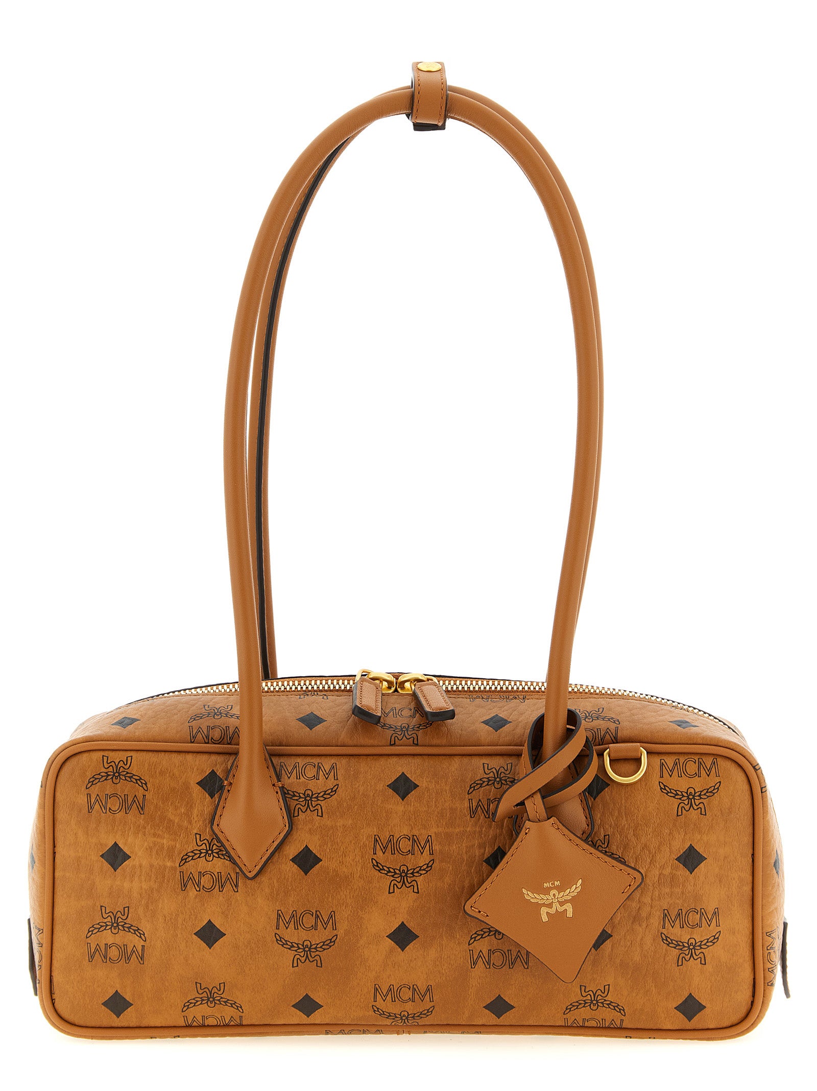 MCM Brown Polyethylene Shoulder Bag - Timeless Luxury Redefined