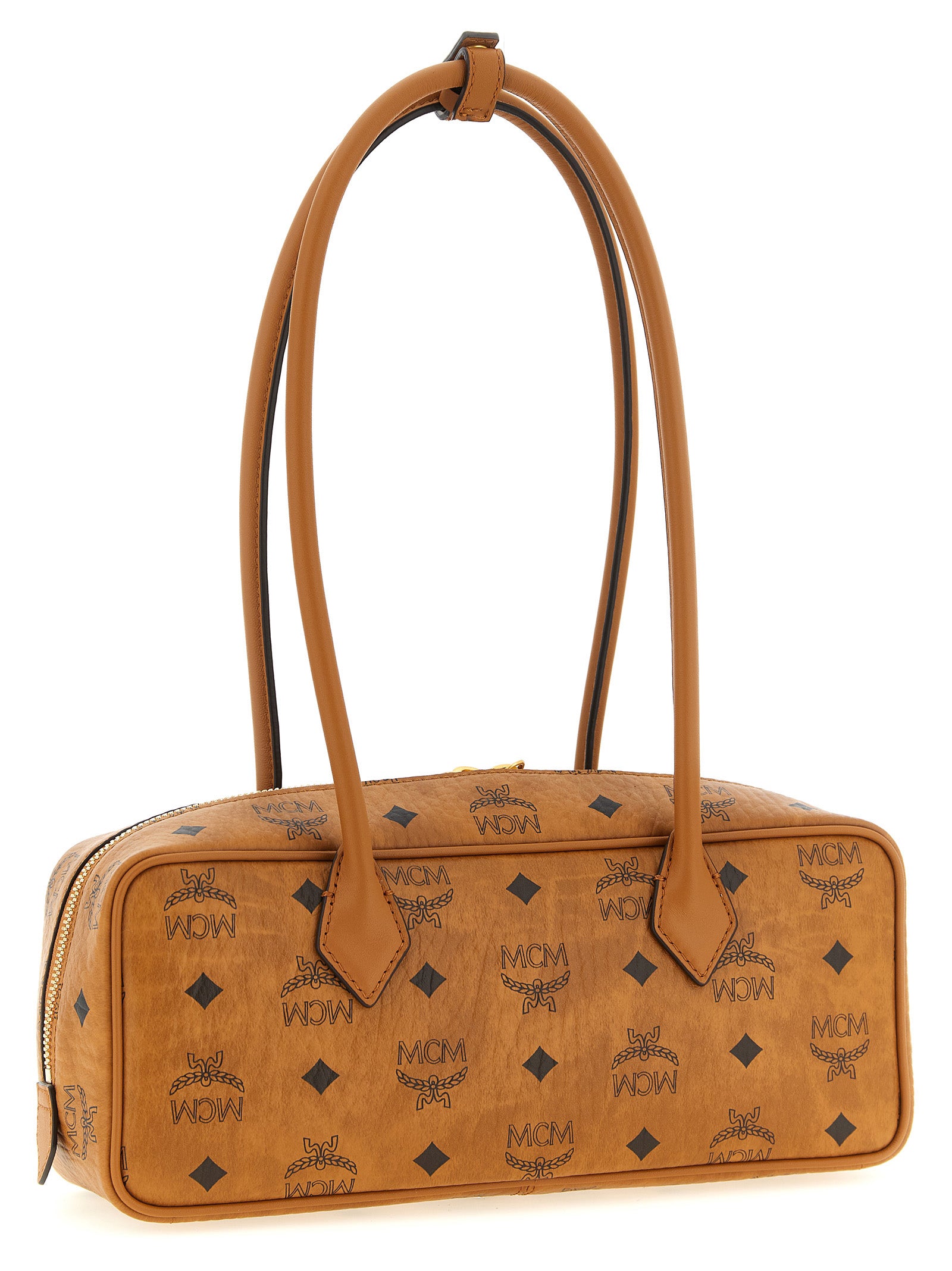 MCM Brown Polyethylene Shoulder Bag - Timeless Luxury Redefined