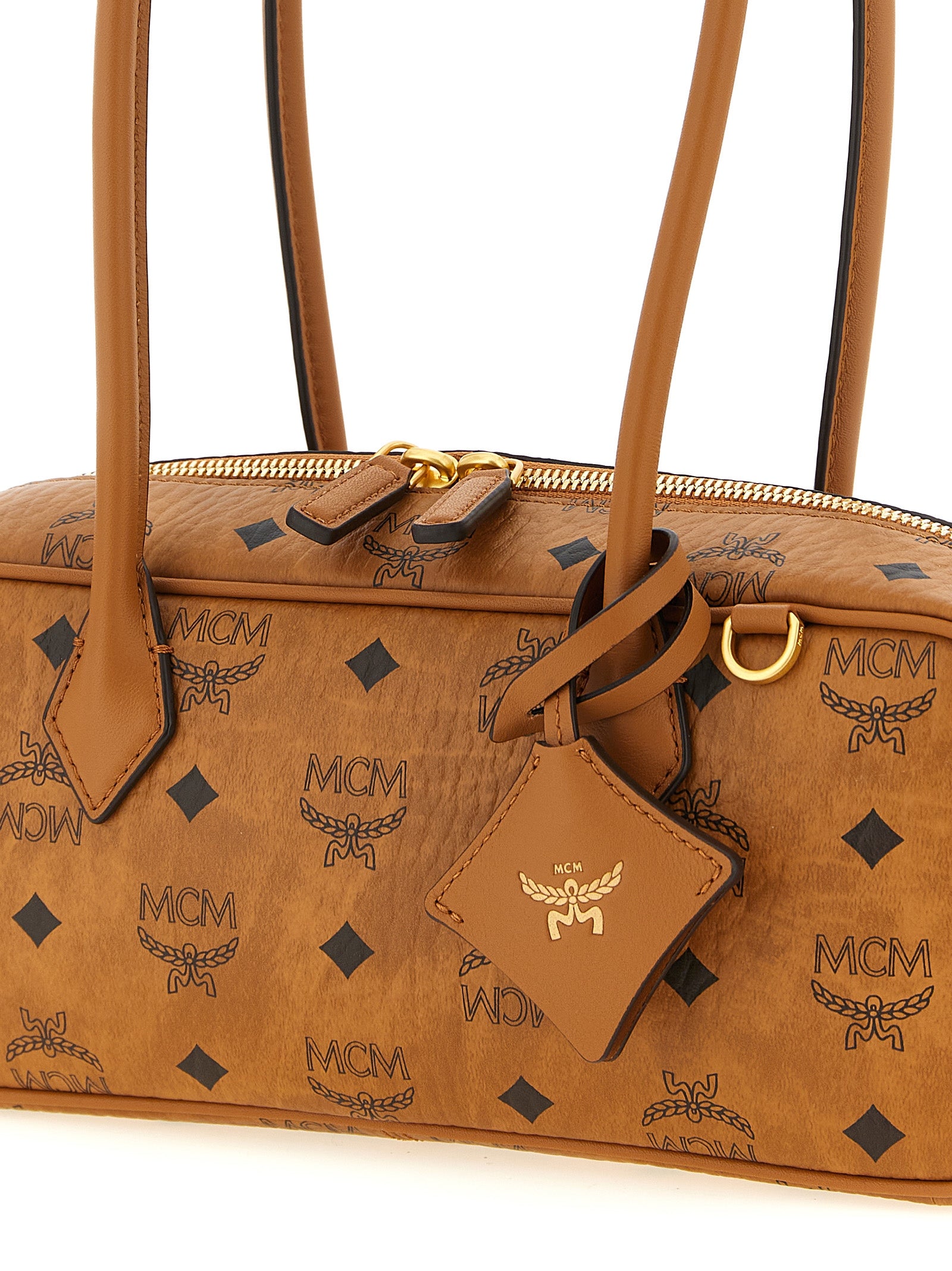 MCM Brown Polyethylene Shoulder Bag - Timeless Luxury Redefined
