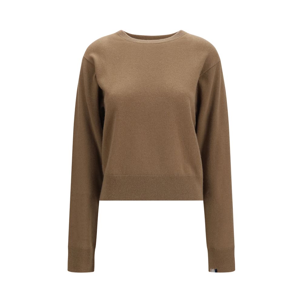 Indulge in the exquisite N°475 March cashmere Sweater by Extreme Cashmere, crafted from pure grey melange cashmere, embodying timeless elegance and effortless luxury.
