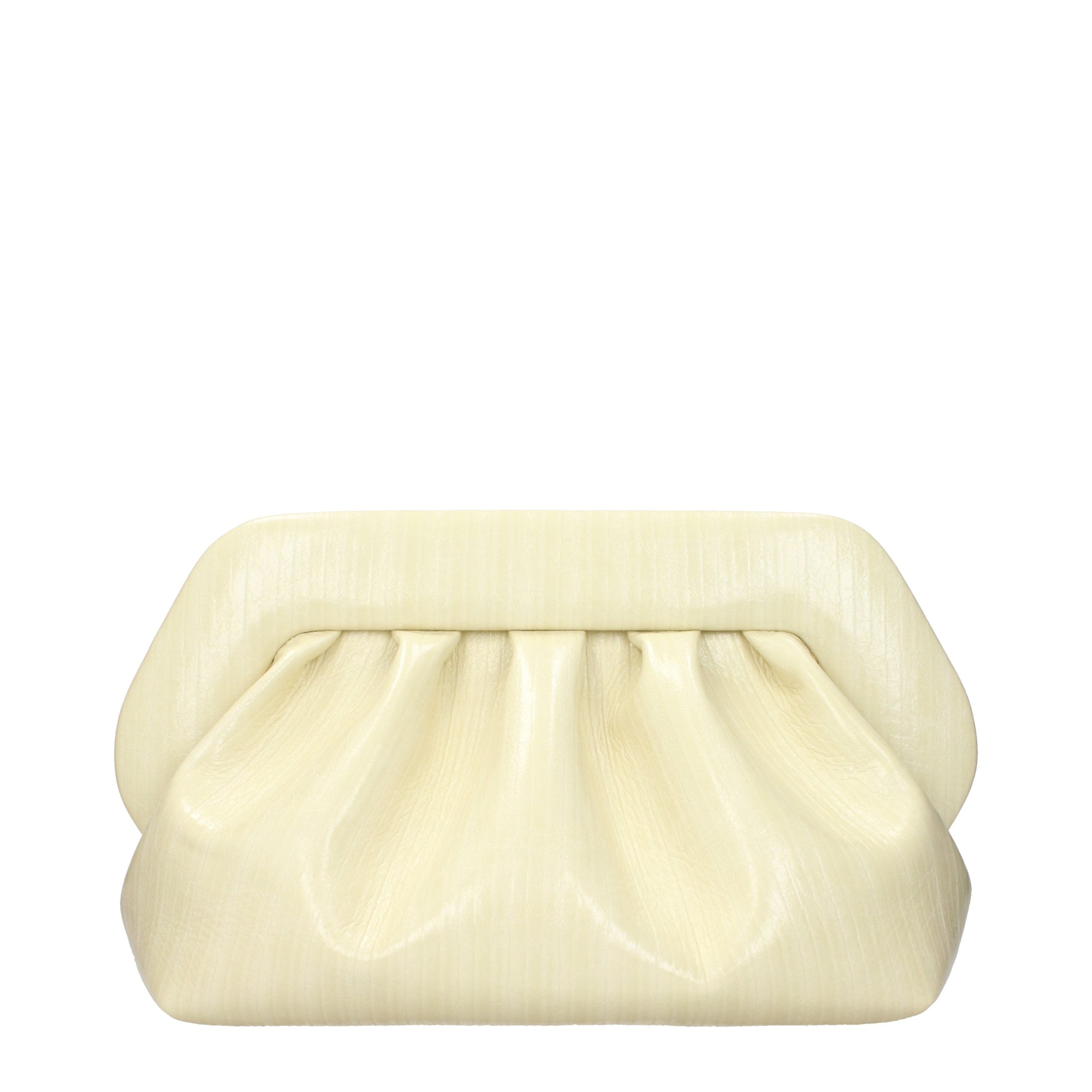 THEMOIRè Beige Leather Clutch Bag - Timeless Luxury Accessory