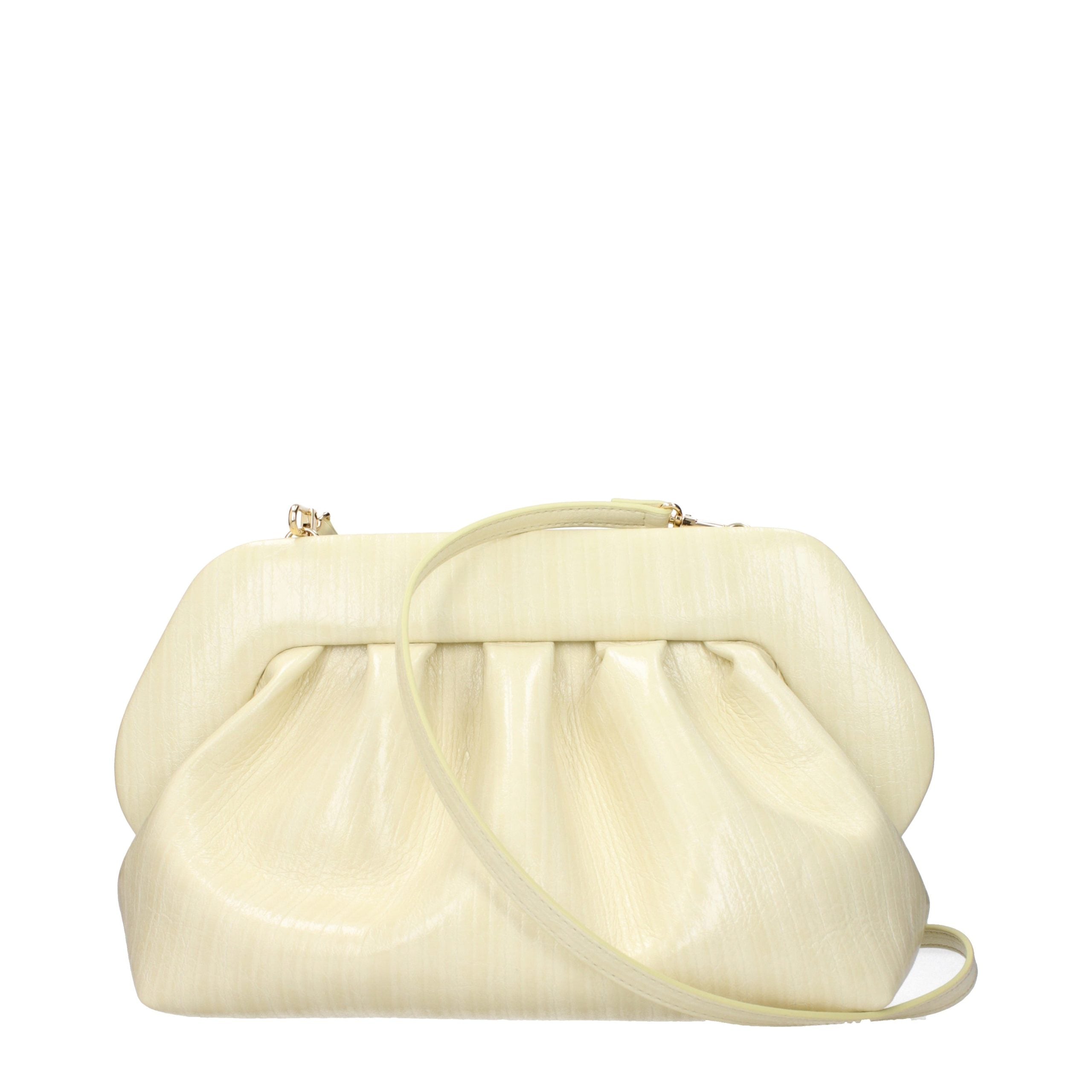 THEMOIRè Beige Leather Clutch Bag - Timeless Luxury Accessory