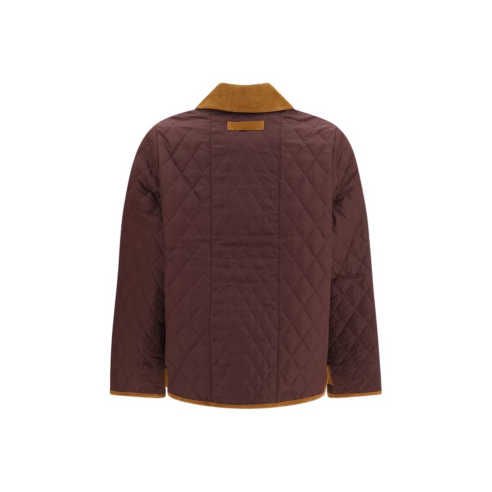 Barbour Bordeaux Full-Length Jacket - Luxurious Quilted Elegance